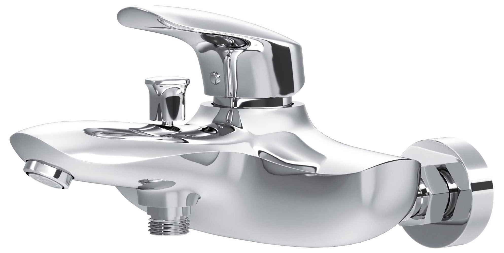 Изображение товара Современный однорычажный смеситель для ванны AM.PM Bliss F5310032 с керамическим картриджем