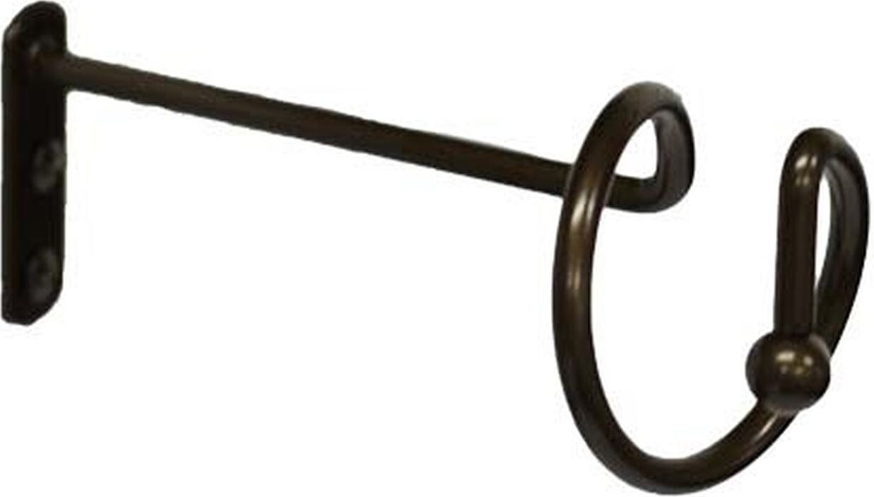 Изображение товара Подхват для штор HOME ACCESSORY стальной сплав шоколад спираль 1 шт