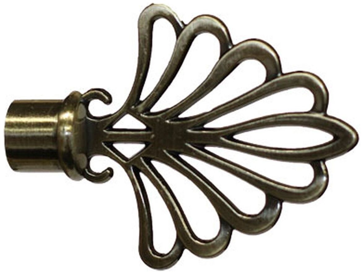 Изображение товара Наконечник для карниза HOME ACCESSORY сталь золото антик d16 мм