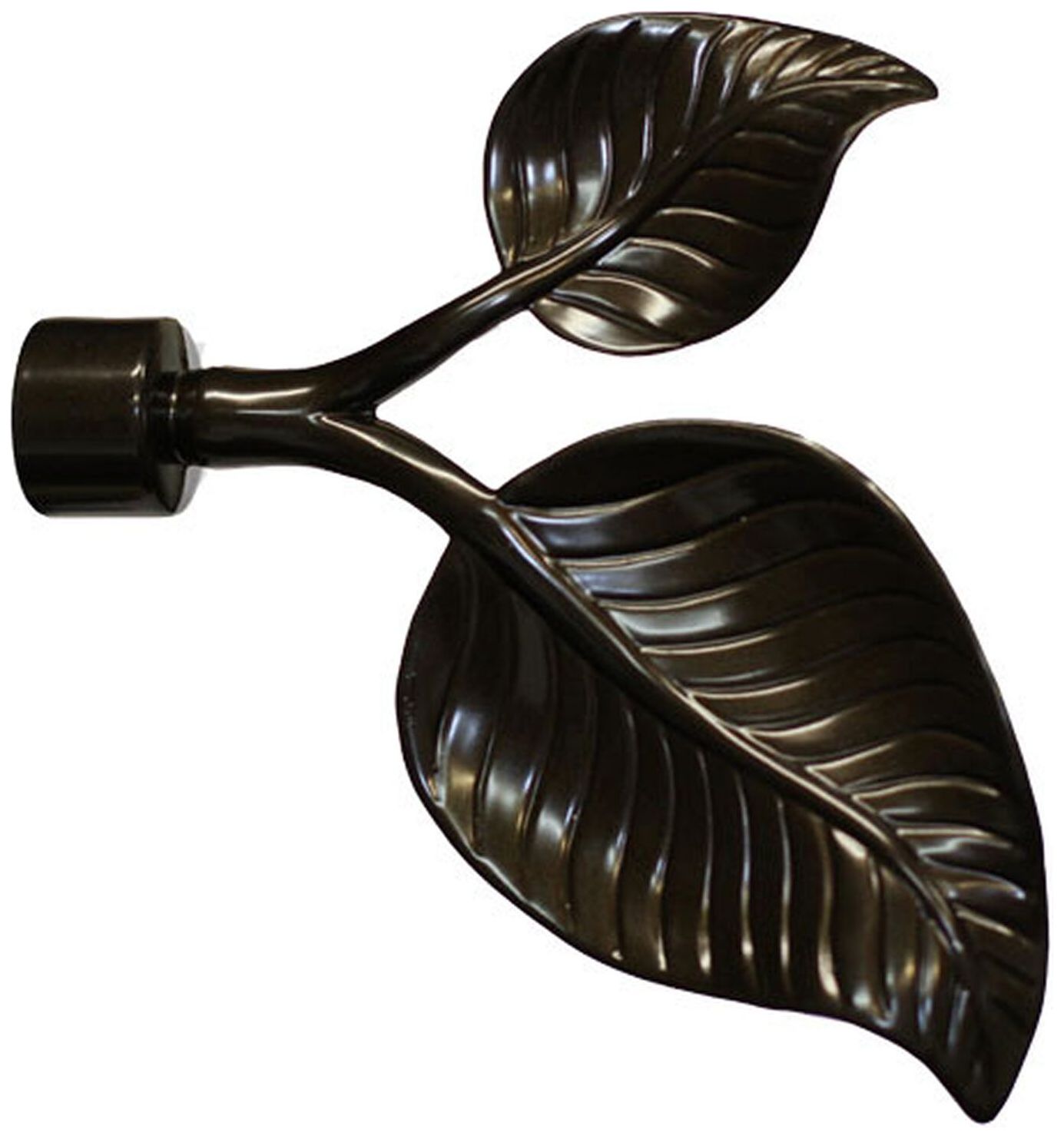 Изображение товара Наконечник для карниза HOME ACCESSORY стальной сплав шоколад d20 мм вяз