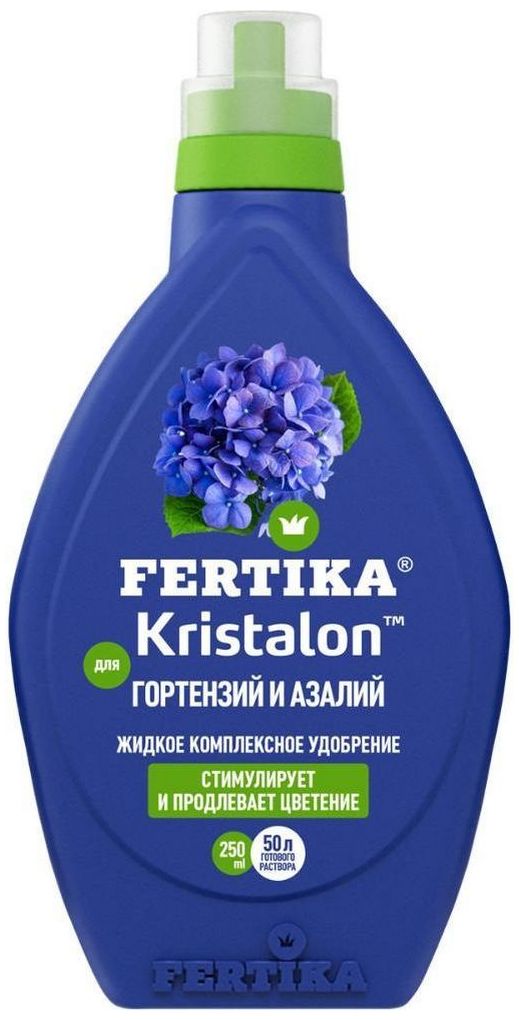 Изображение товара Удобрение комплексное FERTIKA Кристалон для цветочных гортензий и азалий 0,5 л