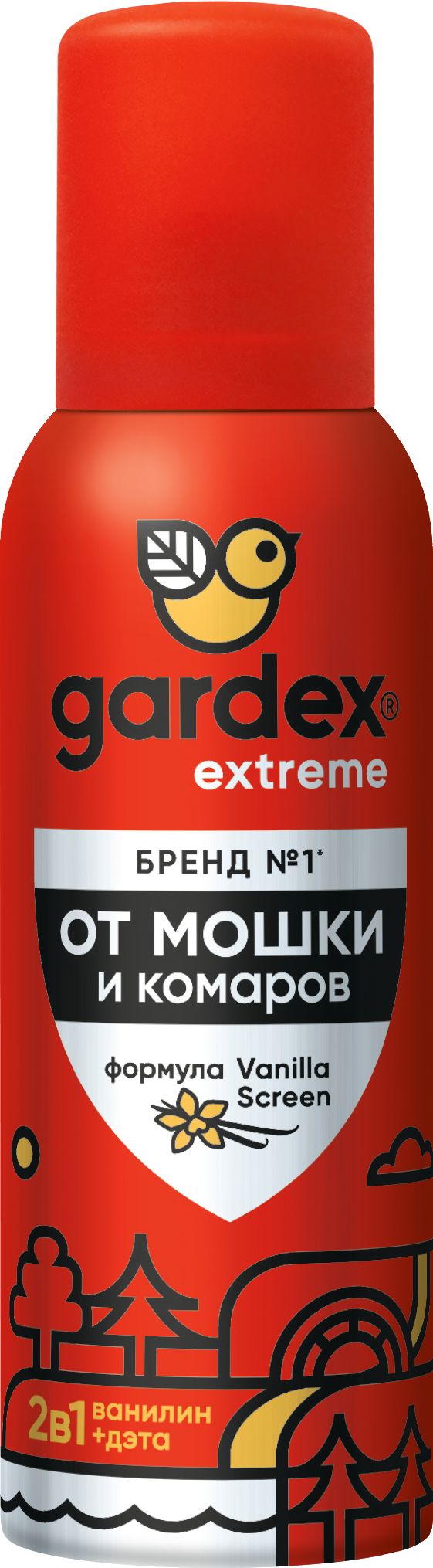 Изображение товара Аэрозоль Gardex Extreme от мошки 100 мл
