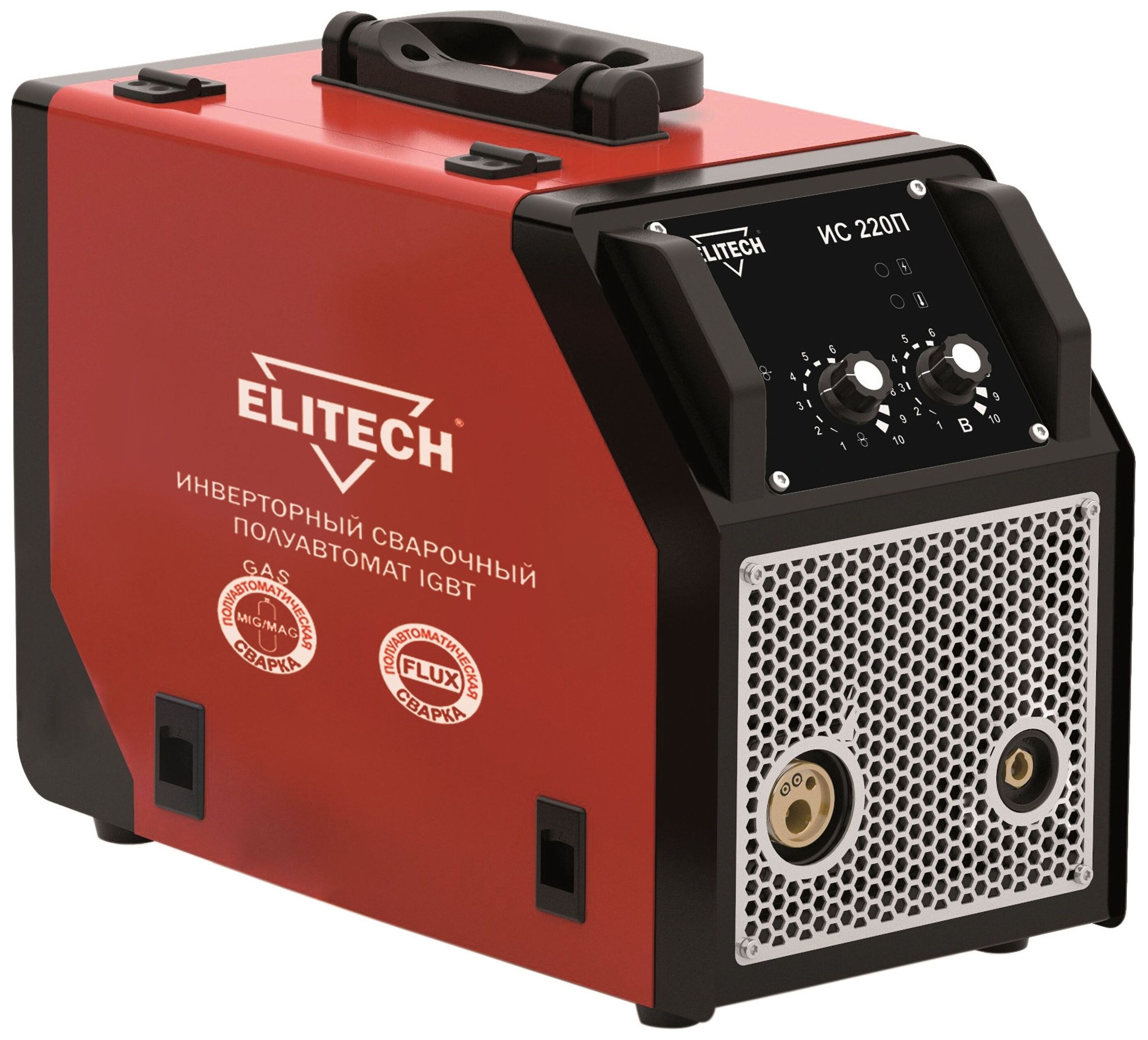 Изображение товара Сварочный инвертор полуавтомат ELITECH ИС 220П MIG-MAG (IGBT)