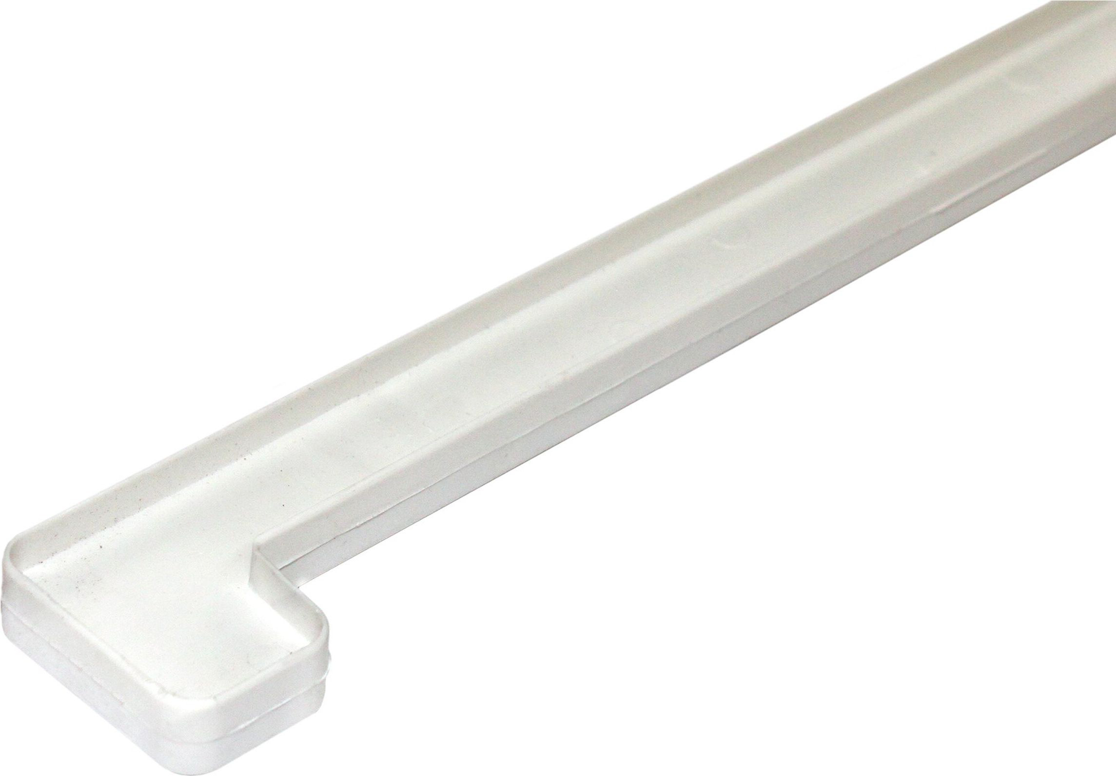 Изображение товара Заглушка для подоконника Galichi пластиковая белая универсальная накладная