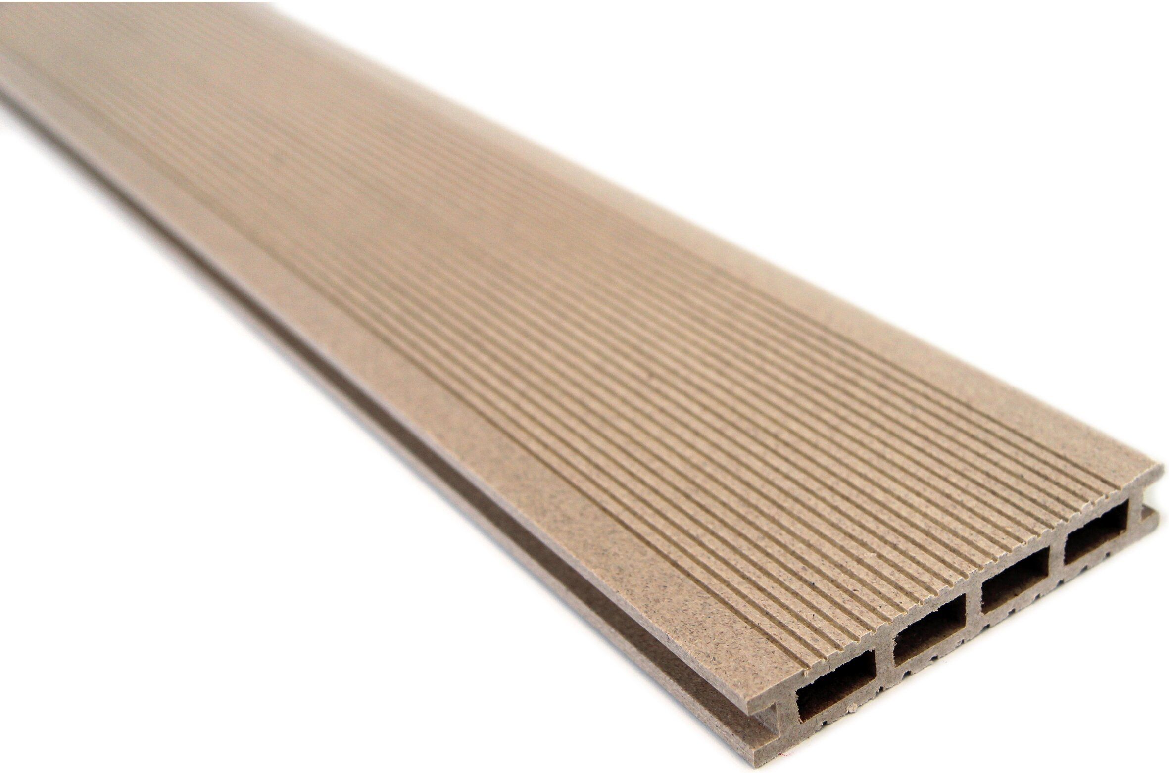 Изображение товара Террасная доска древесно-полимерный композит MultiDeck Белая ночь 22х140х3000 мм