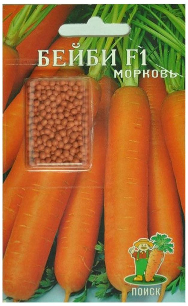 Изображение товара Семена Моркови ПОИСК Бейби F1 0,5 г