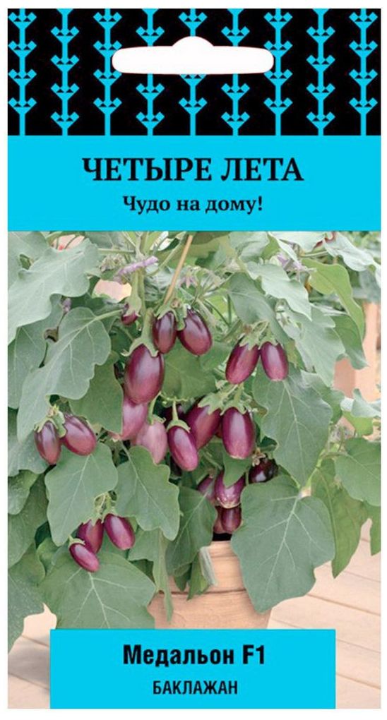 Изображение товара Семена Баклажана ПОИСК Четыре лета Медальон 5 шт