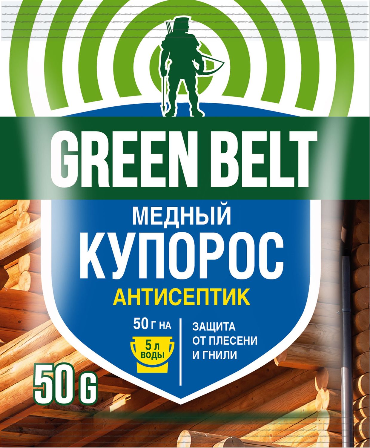 Изображение товара Средство защитное антисептическое GREEN BELT Медный купорос 50 г