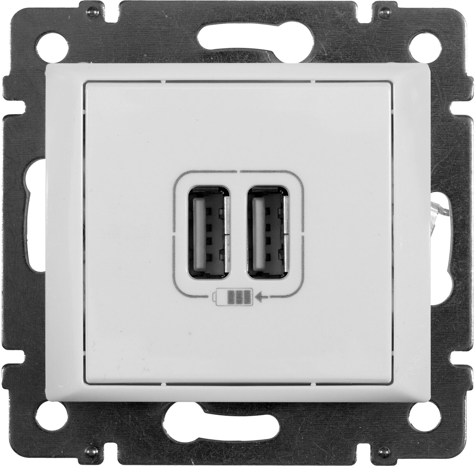 Изображение товара Розетка USB 2 поста Legrand Valena белый