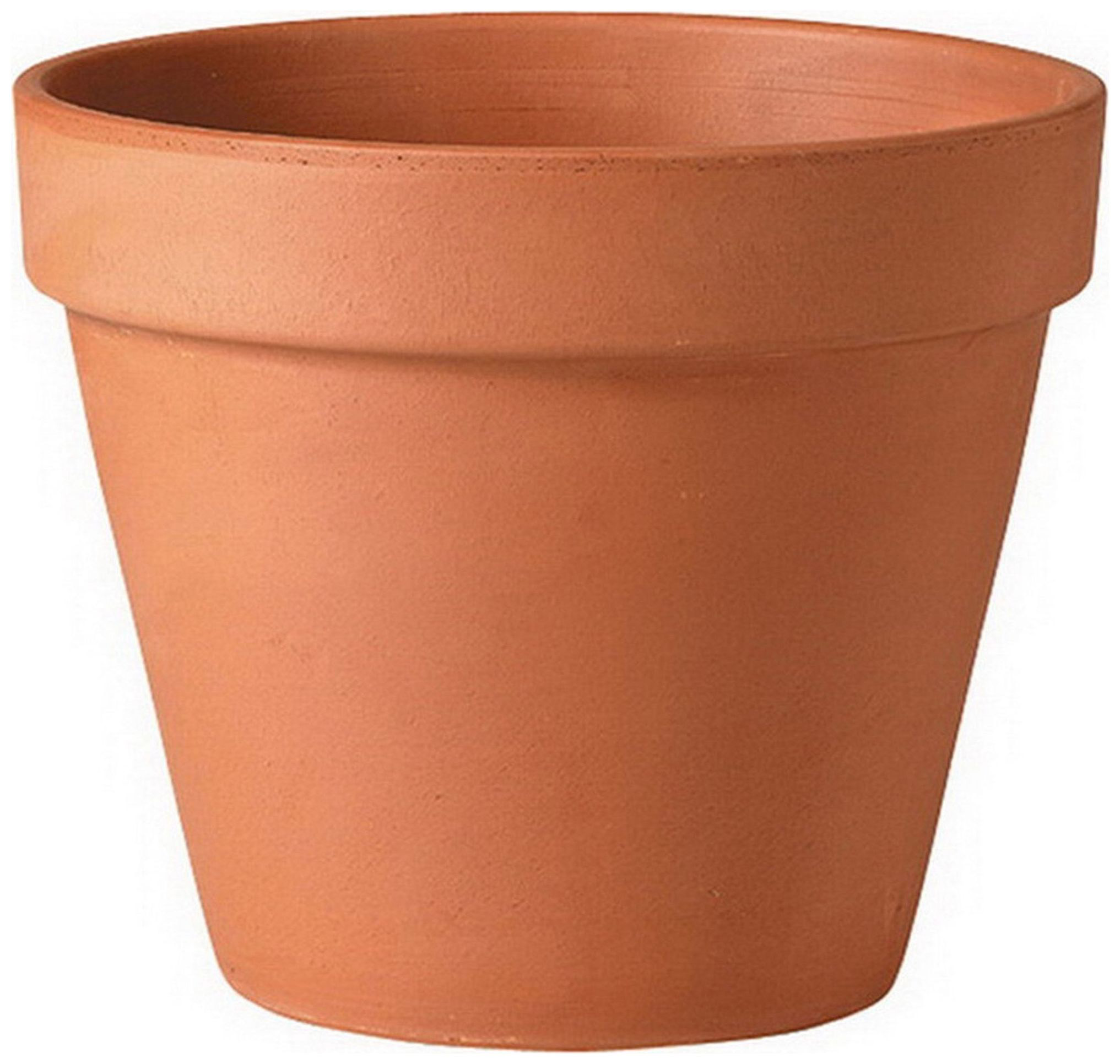 Изображение товара Керамический горшок Deroma VASO d17 см коричневый светлый для растений