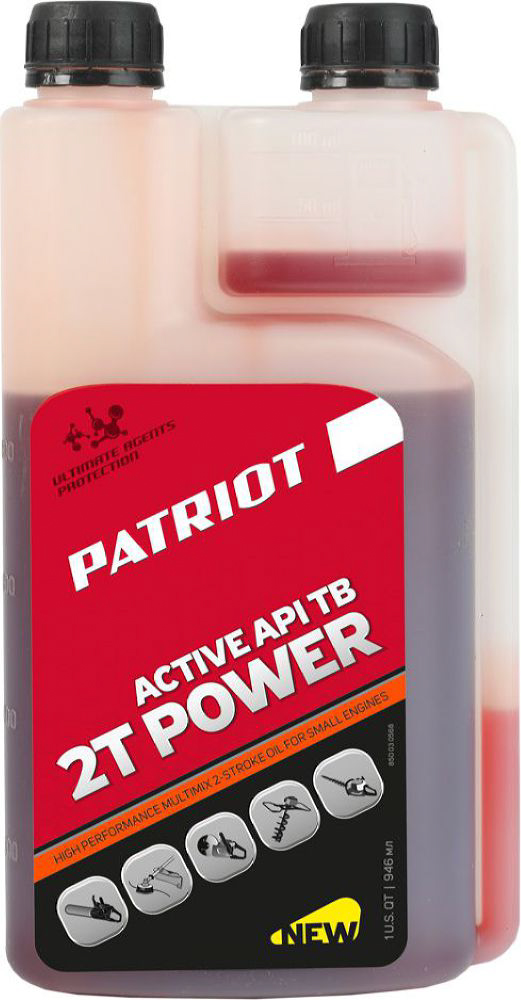 Изображение товара  Моторное масло 2Т PATRIOT POWER ACTIVE минеральное 0,946 л