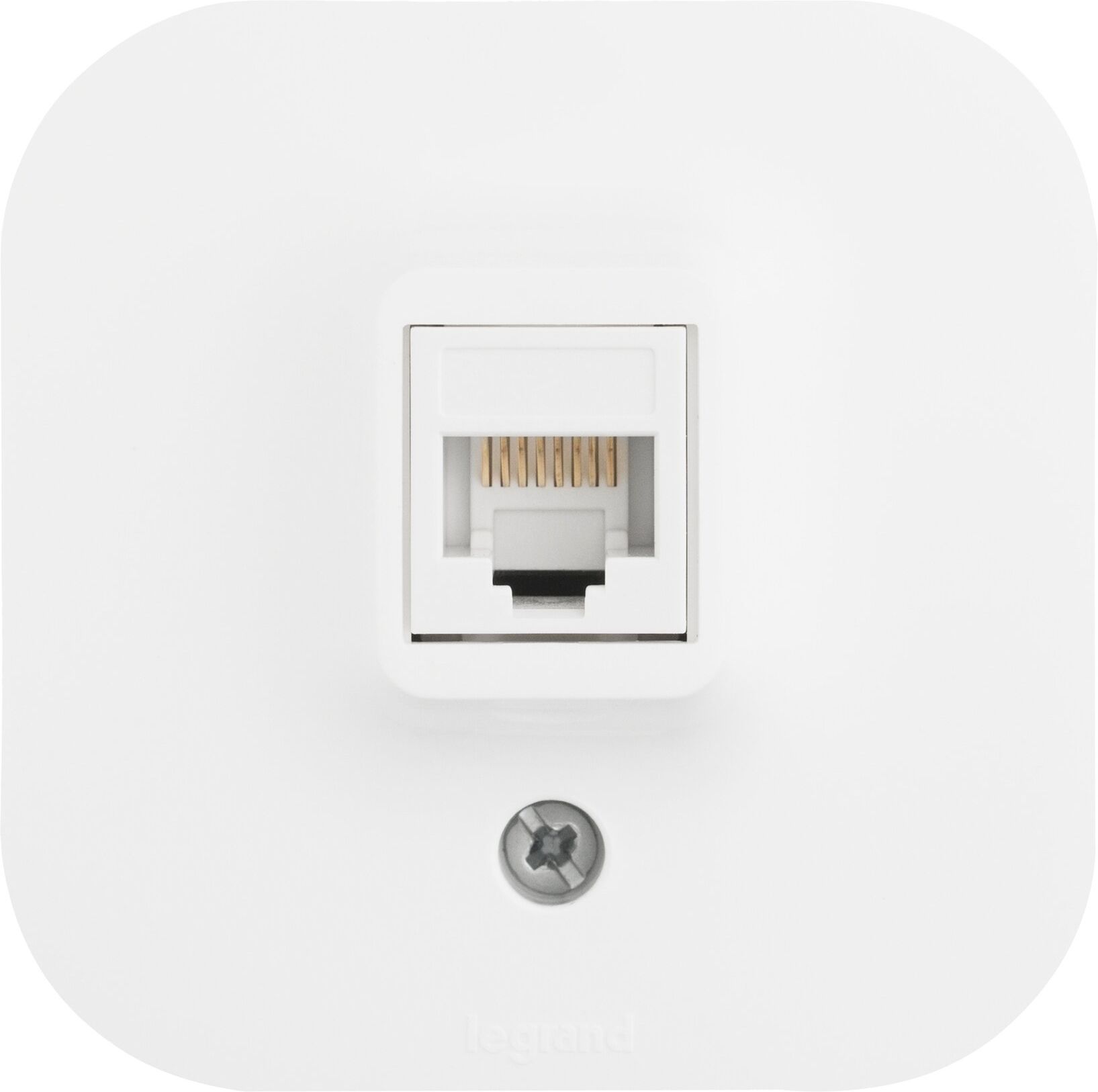 Изображение товара Розетка RJ-45 1 пост Legrand Quteo белый для домашней сети