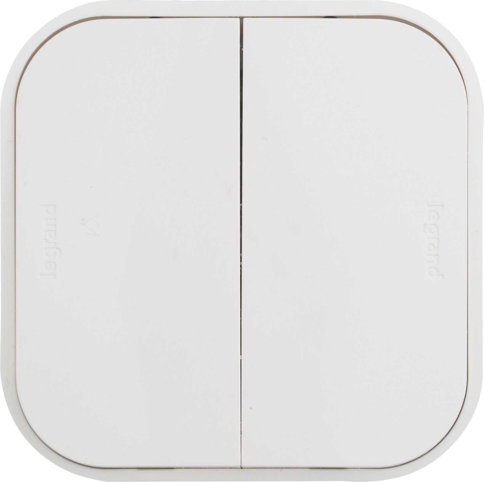 Изображение товара 2-клавишный переключатель Legrand Quteo 782206 белый для дома и офиса