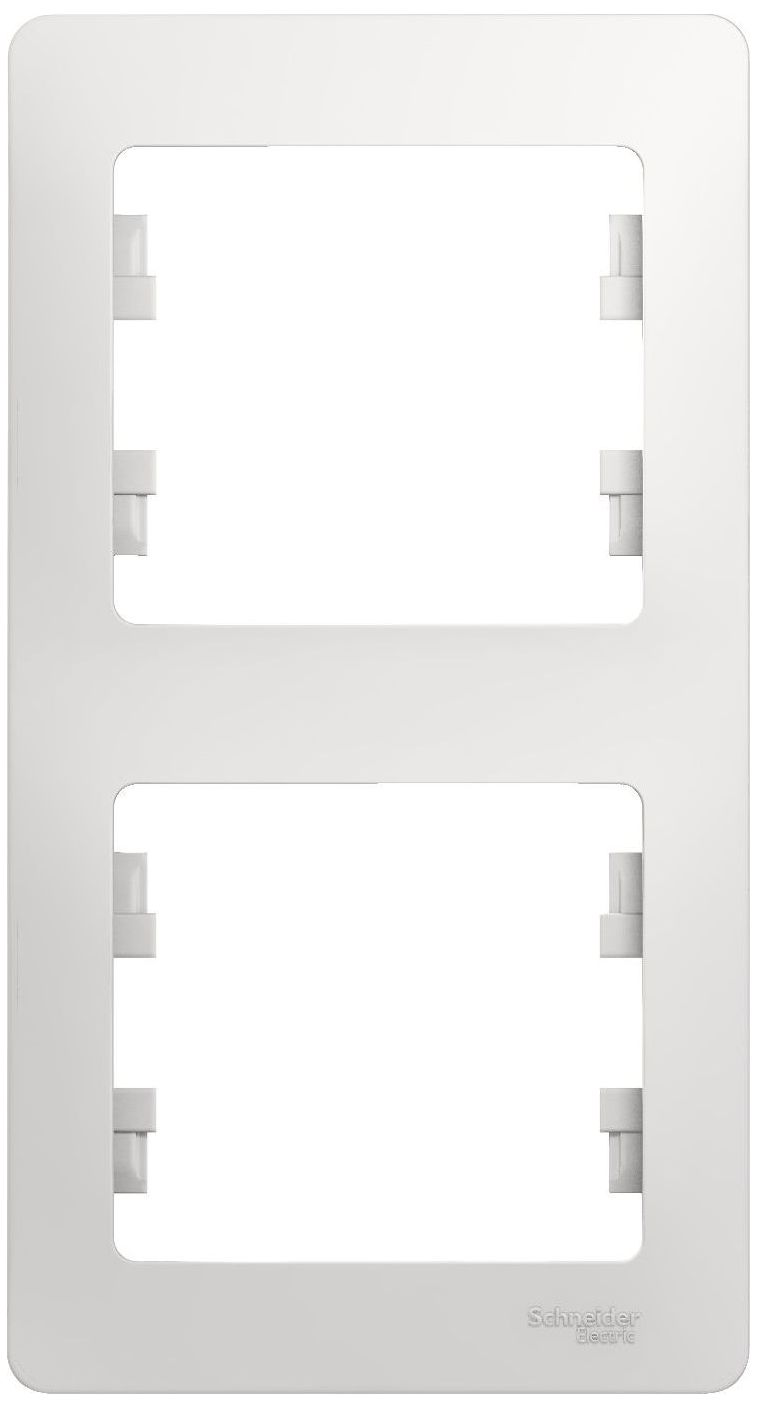 Изображение товара Рамка 2 поста Schneider Electric GLOSSА белый