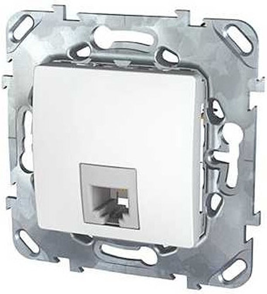 Изображение товара Розетка RJ-11 1 пост Schneider Electric Unica белый