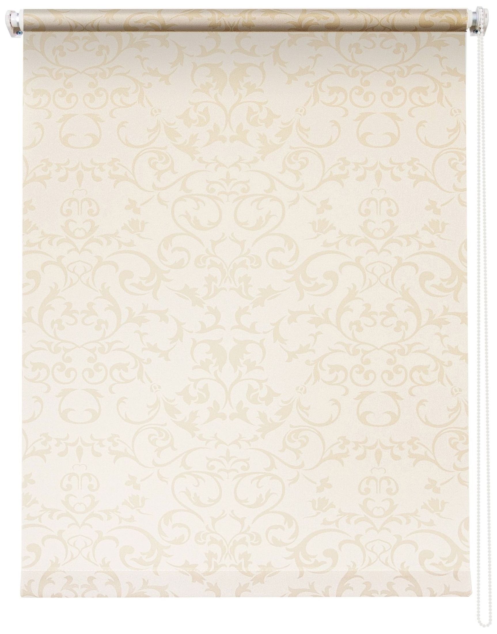 Изображение товара Рулонные шторы Уют Burnout полиэстер 140х175 см дельфы бежевые