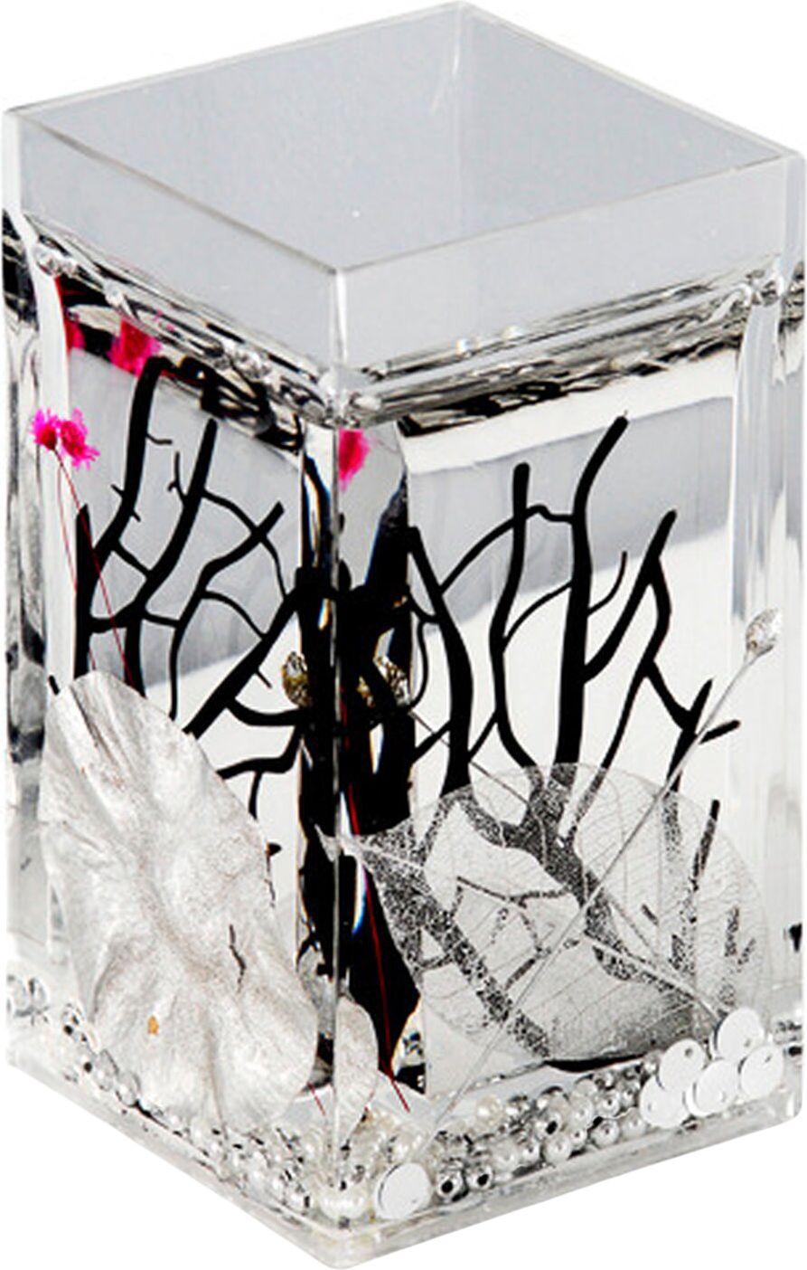 Изображение товара Стакан Verran Silven серебряный для зубных щеток современный дизайн