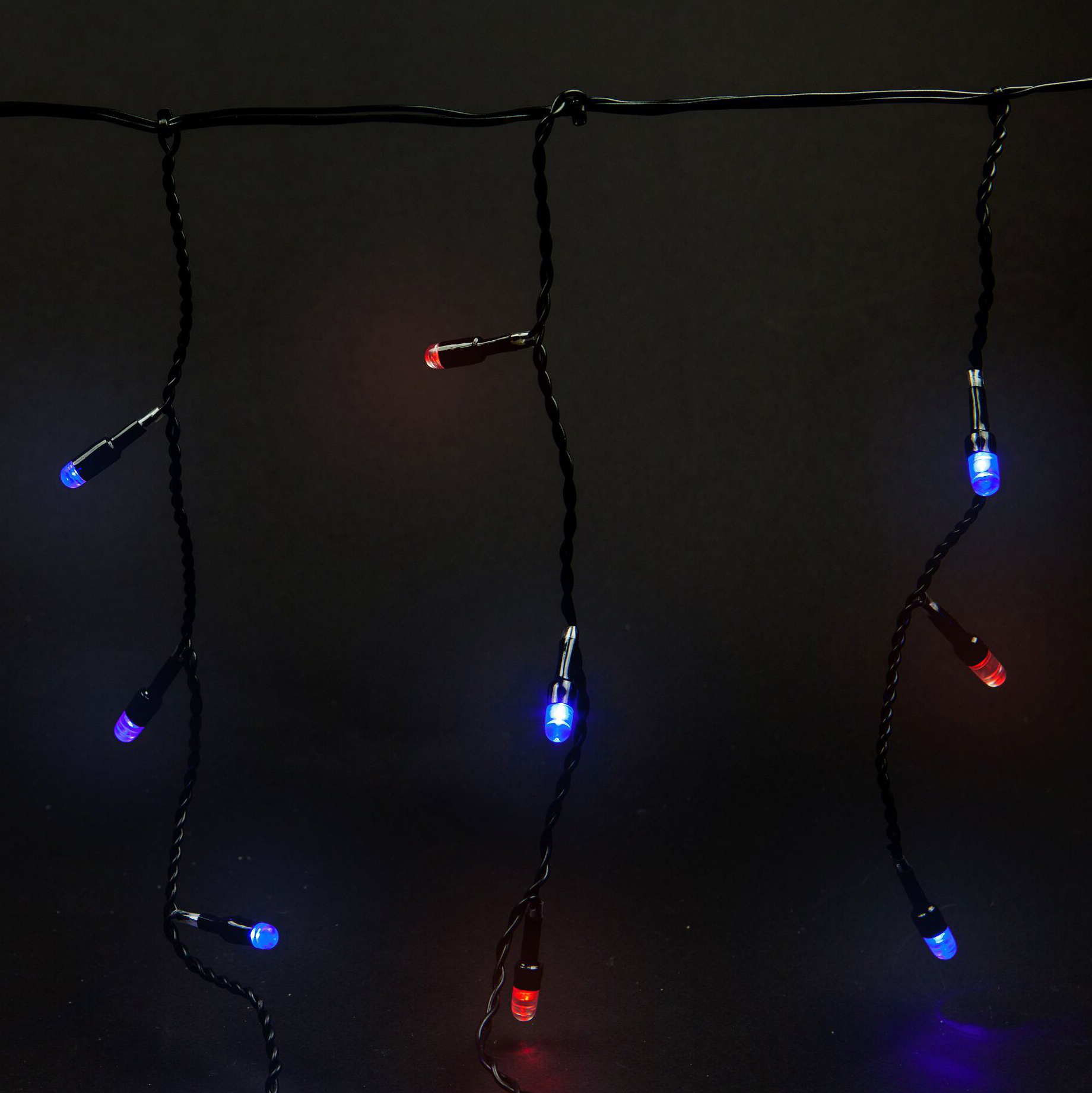 Изображение товара Гирлянда внешняя тающие сосульки 100 LED многоцветный 2 м