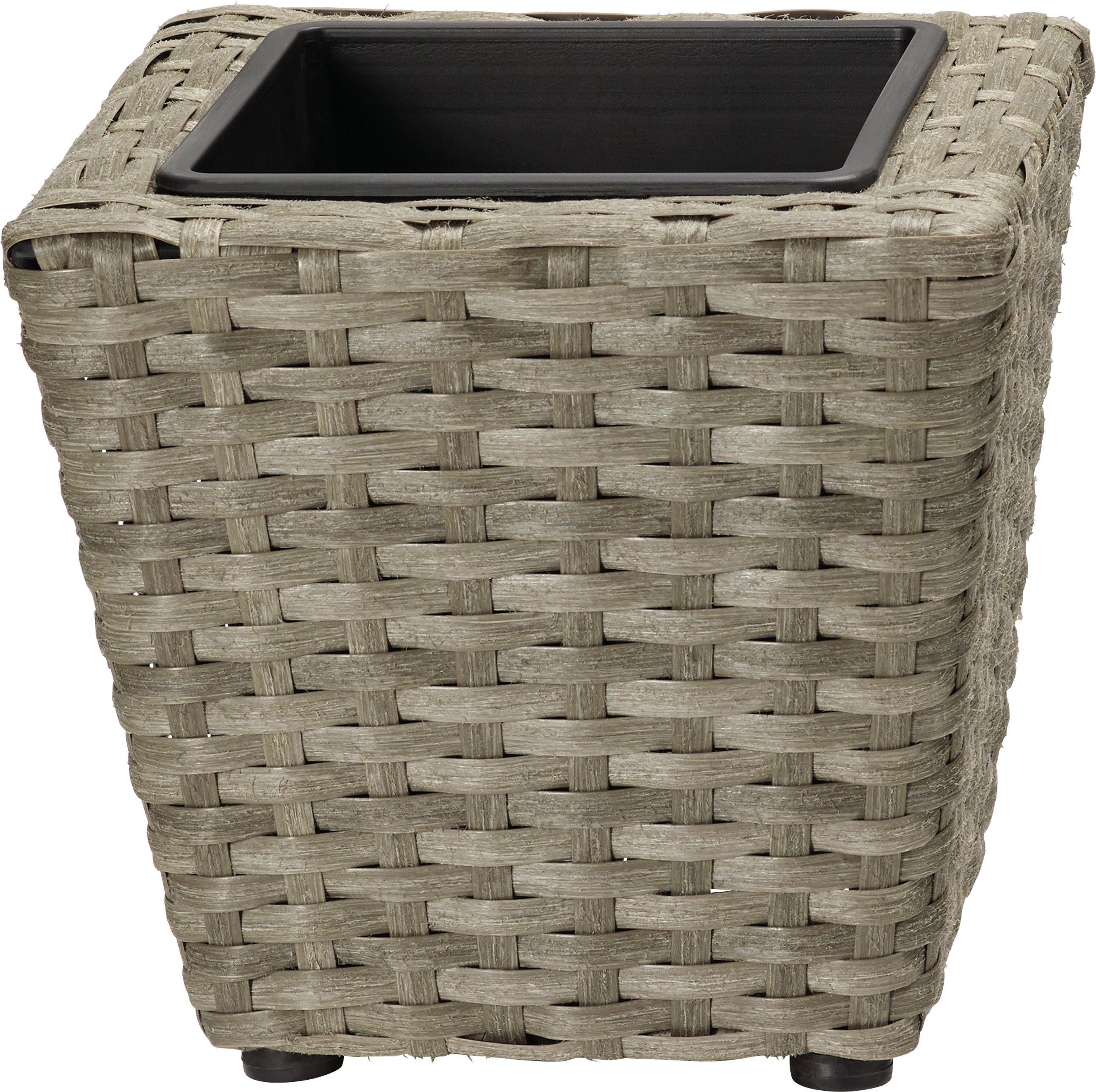 плетение из ротанга двухцветное кашпо. плетение из ротанга двухцветное кашпо. плетеные кашпо из искусственного ротанга. кашпо wicker (92661). кашпо плетеное.