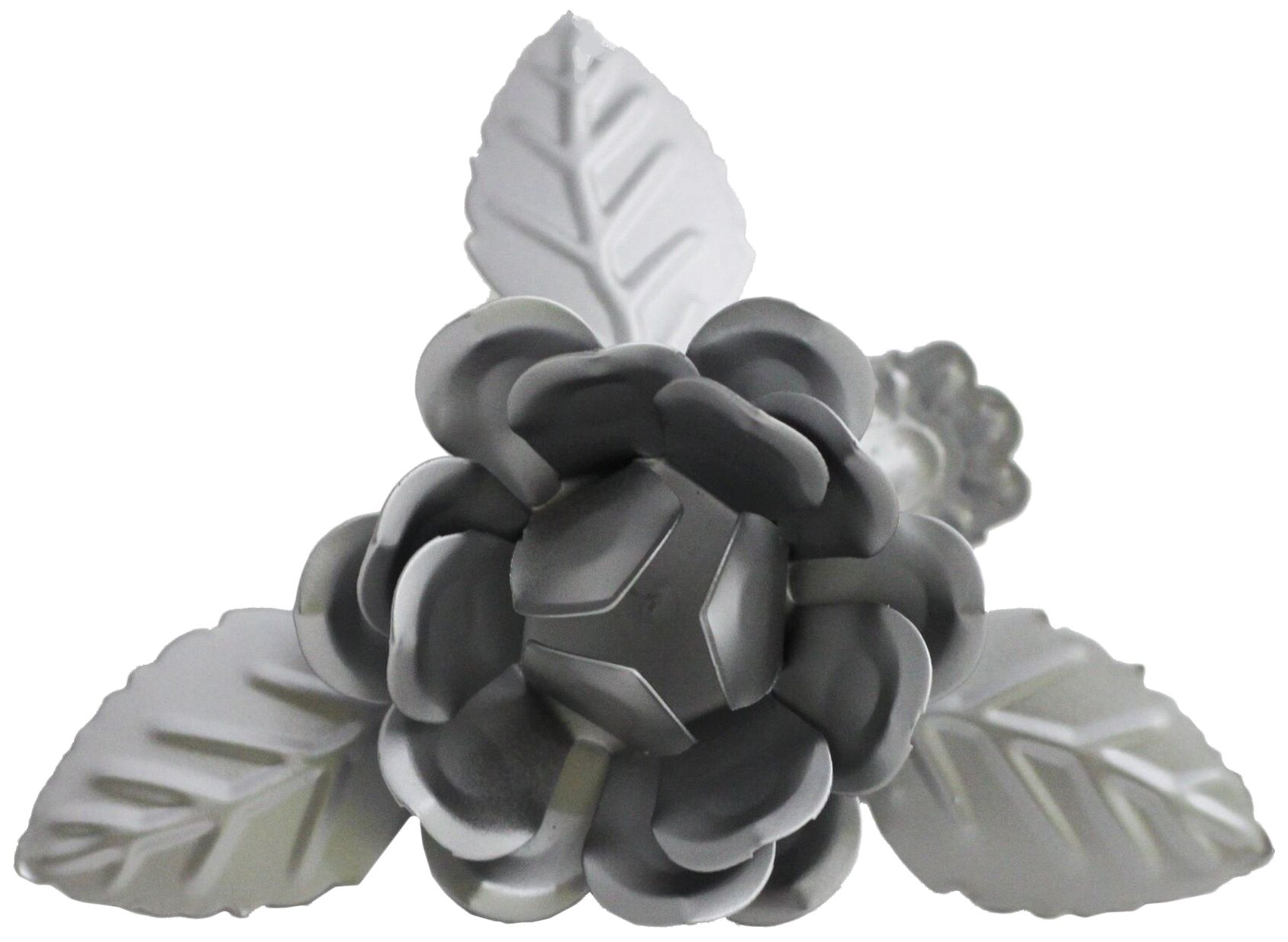 Изображение товара Клипса для штор HOME ACCESSORY Роза стальной сплав серебряный 180 мм 1 шт