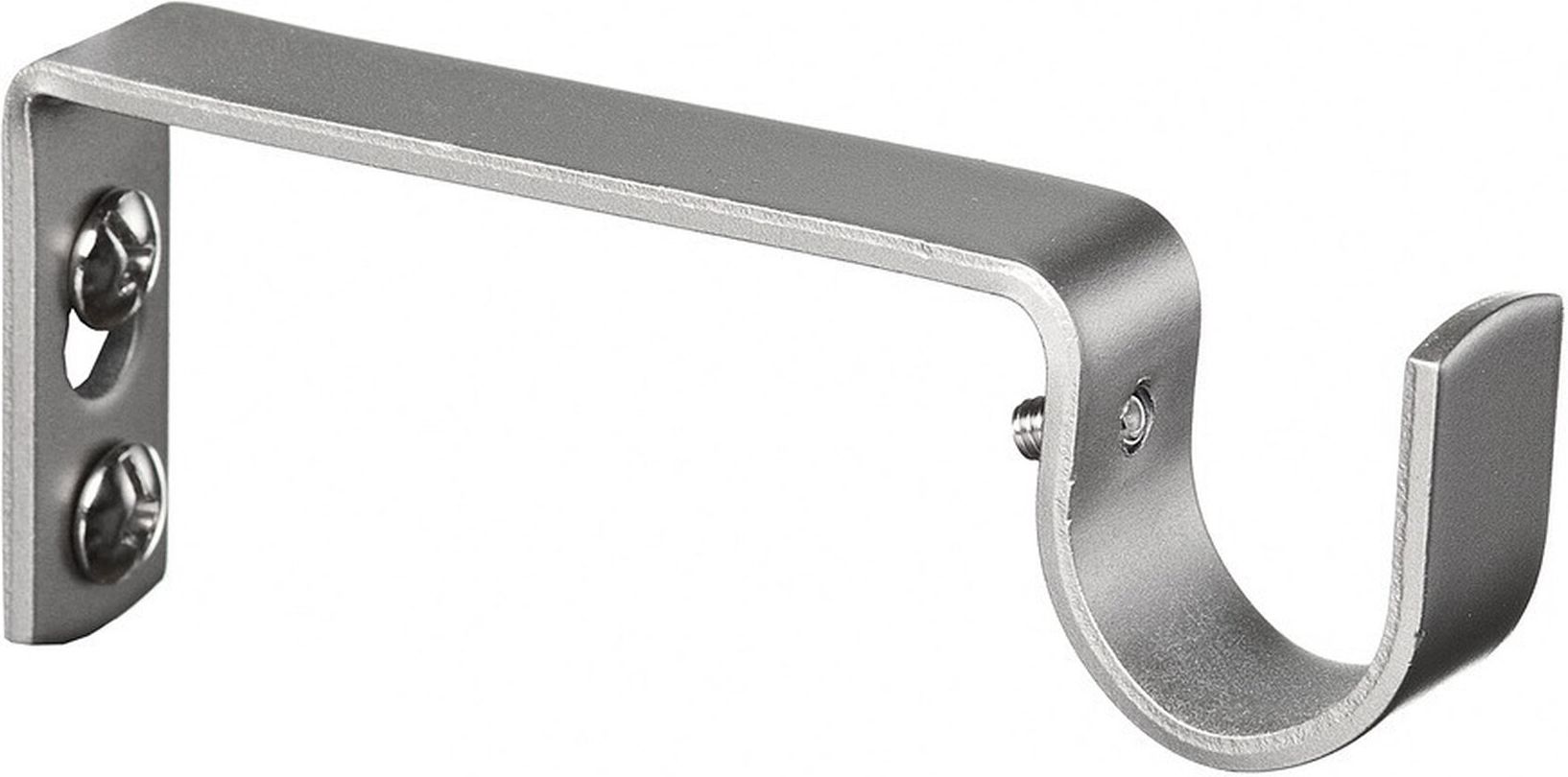 Изображение товара Держатель для карниза HOME ACCESSORY 1 ряд из стального сплава серебристый 190 мм