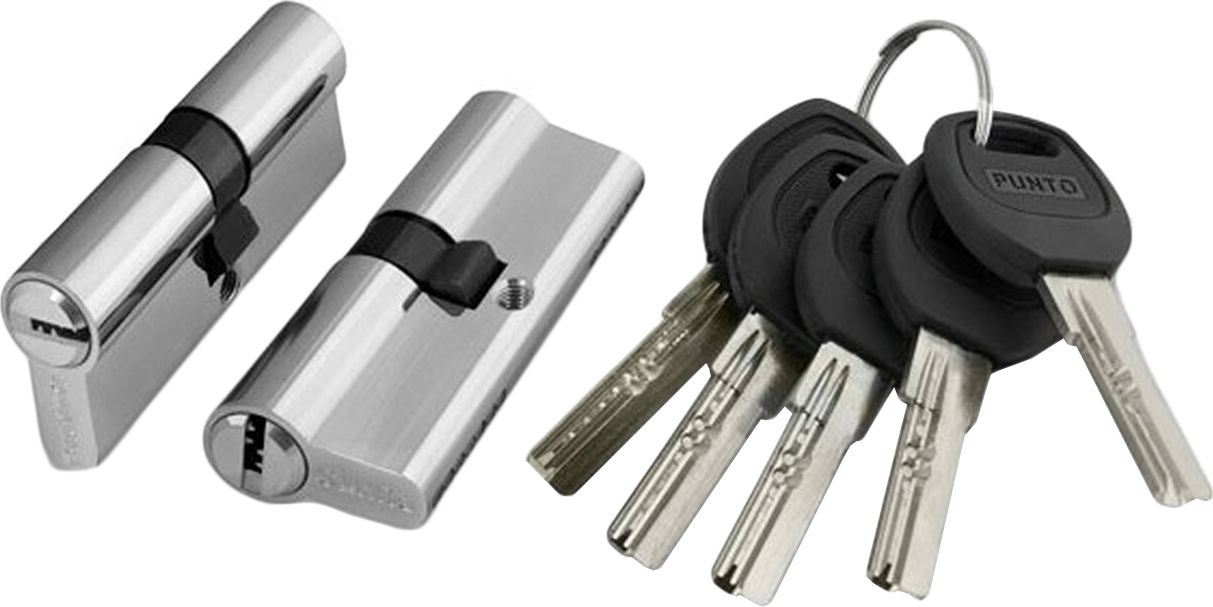 Изображение товара Цилиндр SIMPLE LIVING PUNTO A202 70 мм ключ/вертушка