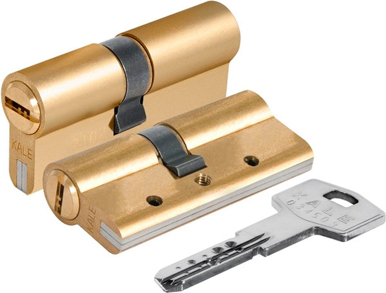 Изображение товара Цилиндр Kale Kilit 164 DBN-E/70 мм (30+10+30) ключ/ключ латунь