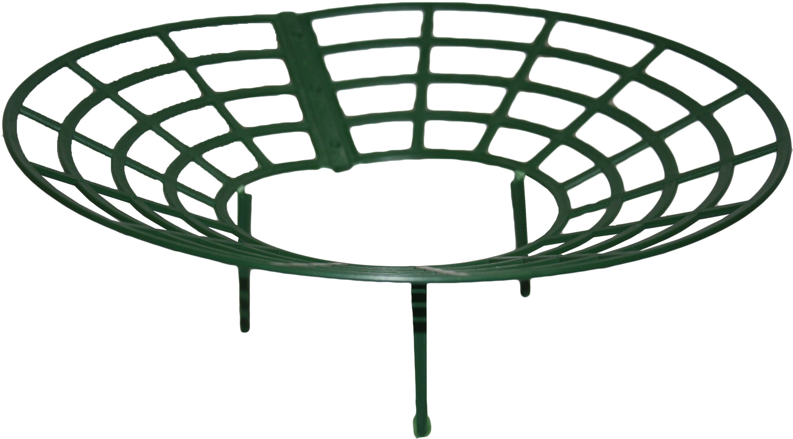 Изображение товара Опора круглая из АБС-пластика для ягодных культур 29х29х10 см зеленая
