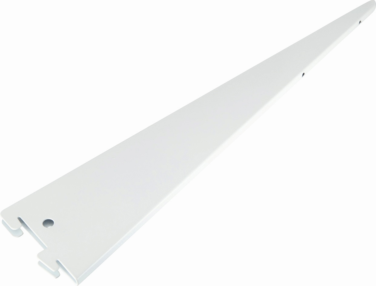 Изображение товара Кронштейн для полки 400844 белый 470х85х10 мм, стальной, для прихожей