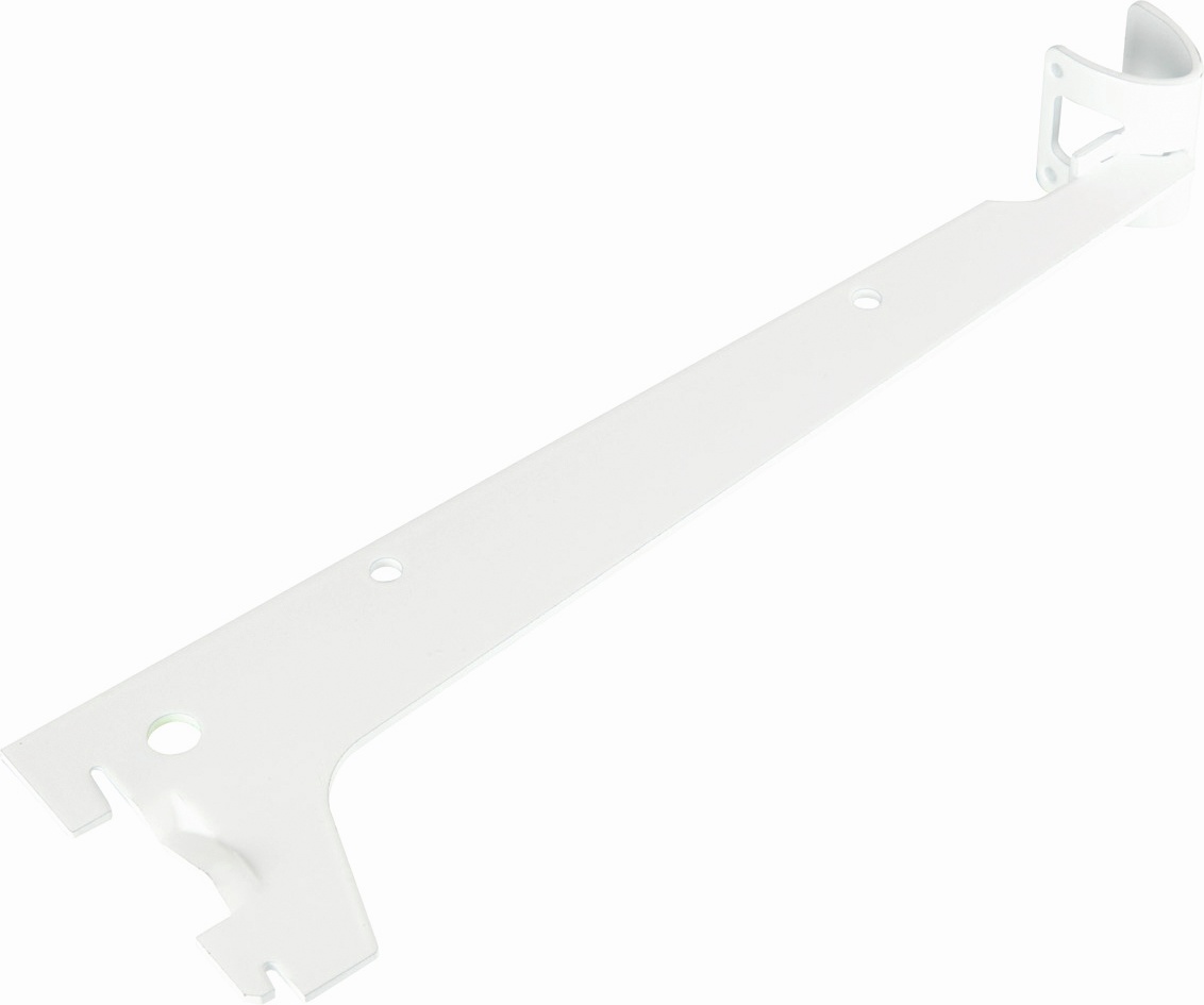 Изображение товара Кронштейн для полки 400858 белый 250х85х36 мм - прочное металлическое крепление