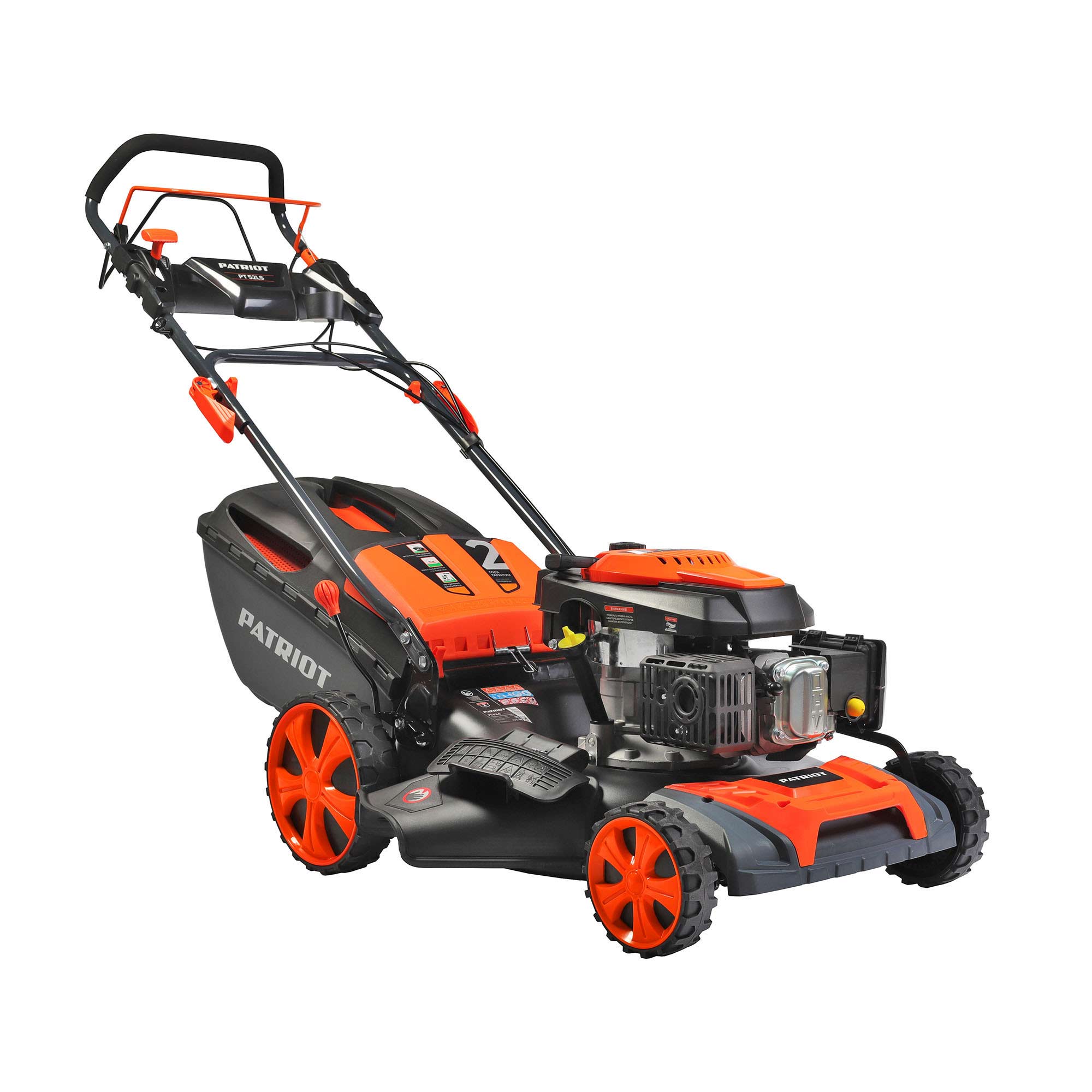 Изображение товара Газонокосилка бензиновая PATRIOT PT 52LS с мульчированием и 7 режимами высоты