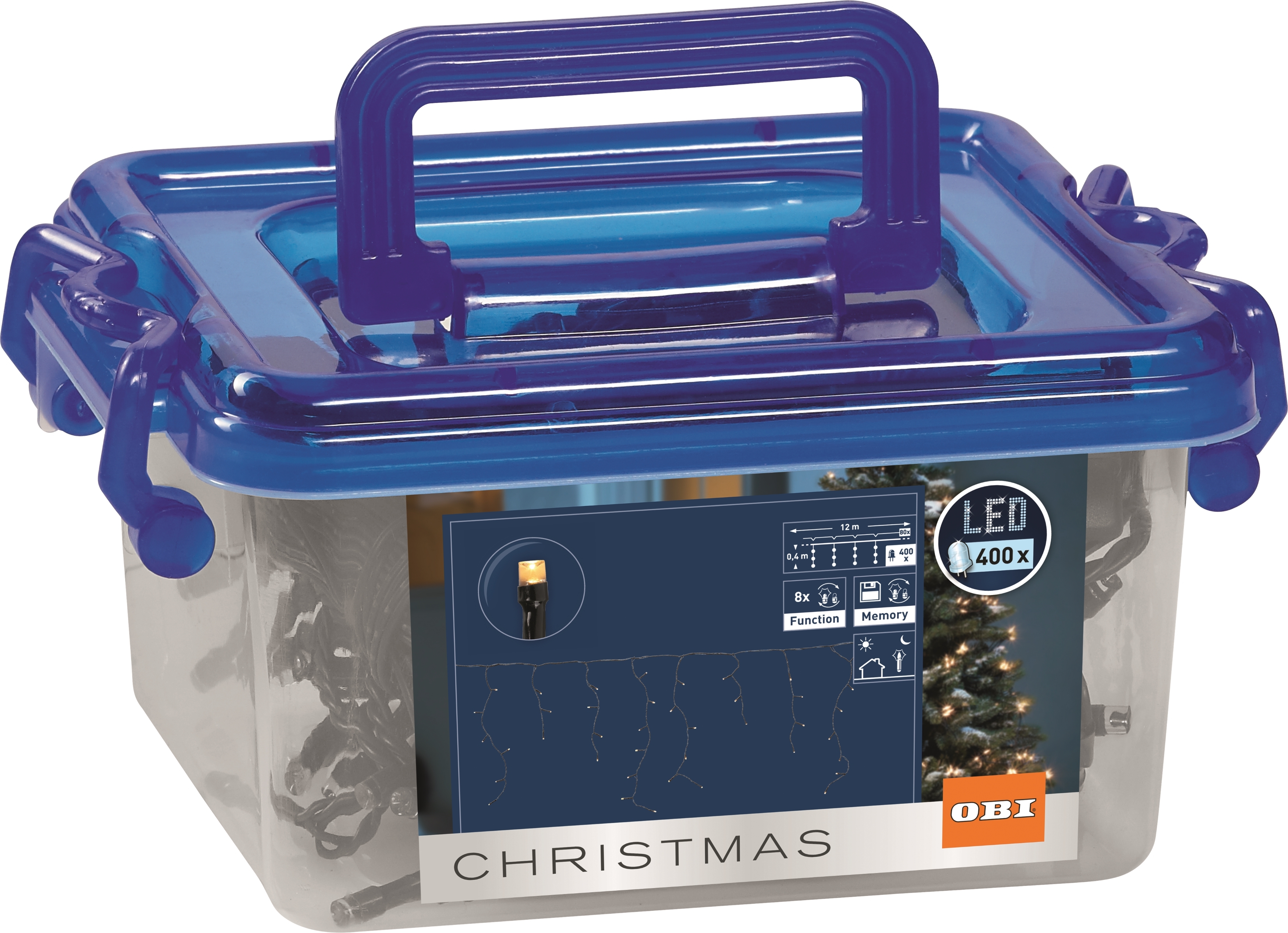 Изображение товара Гирлянда "Сосульки" уличная 400 LED теплый белый