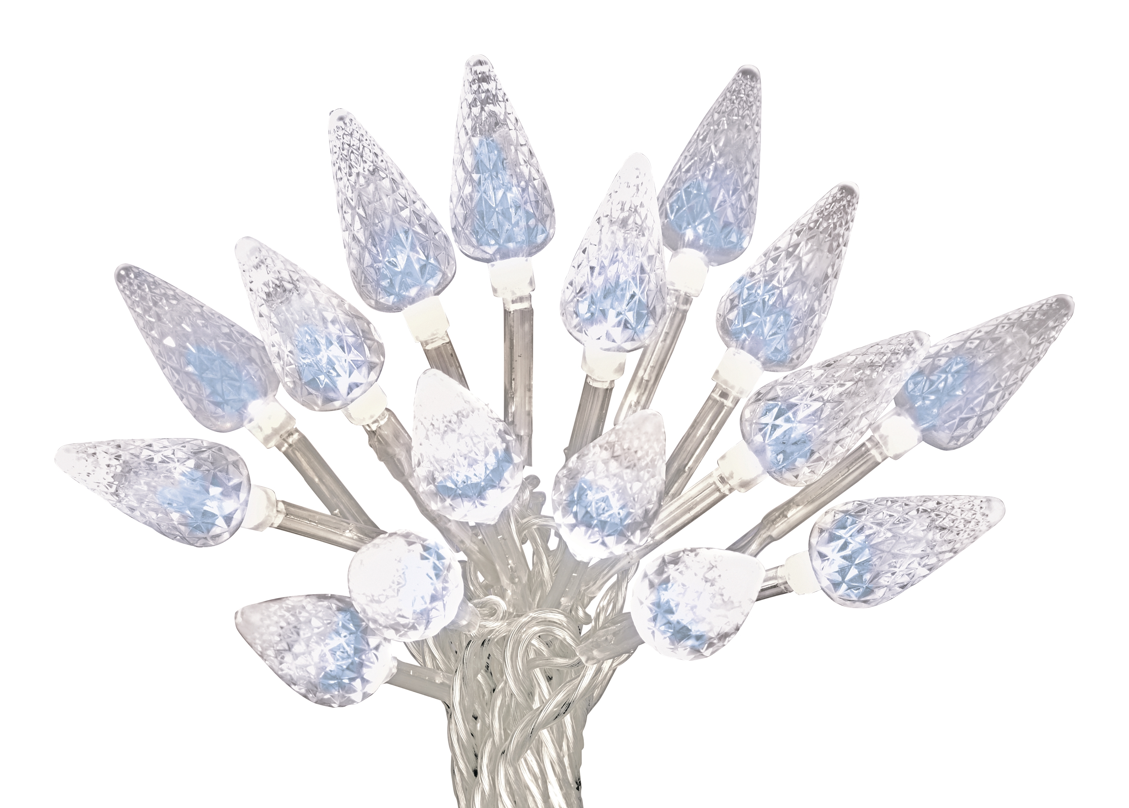 Изображение товара Уличная светодиодная гирлянда Кукуруза 80xLED холодный белый