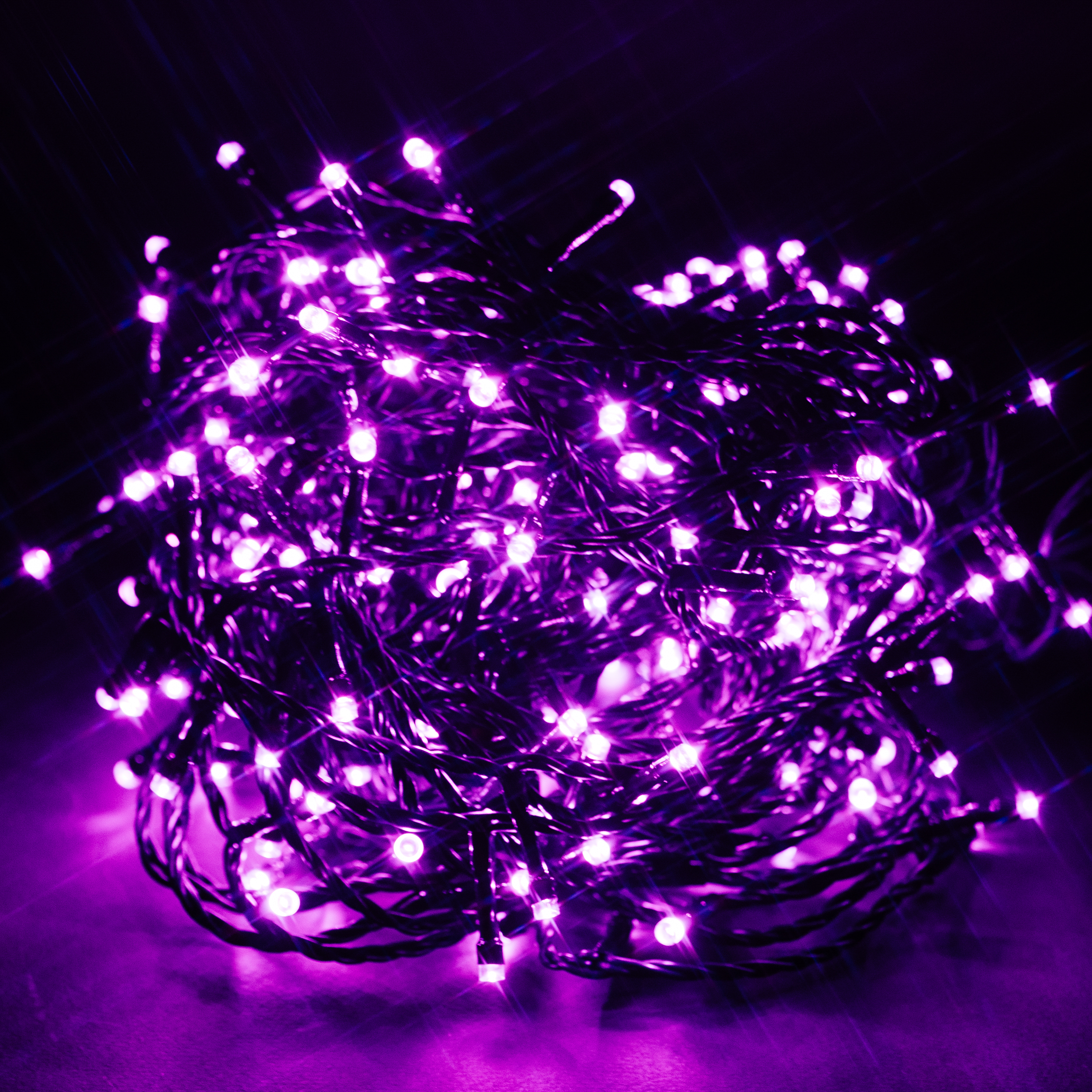 Изображение товара Уличная розовая гирлянда 240 LED 19 м с 8 режимами свечения