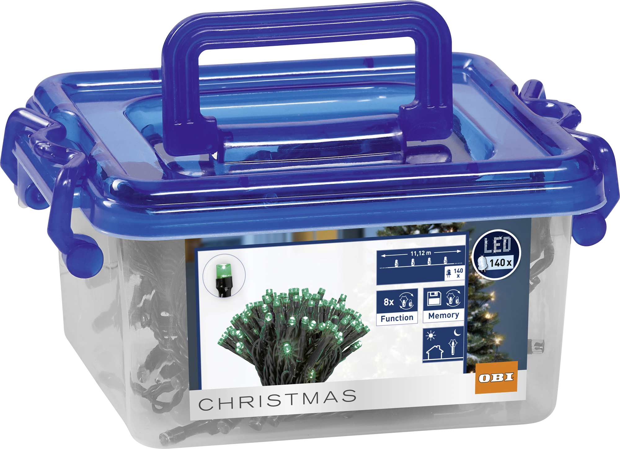 Изображение товара Гирлянда уличная 140 LED зеленая