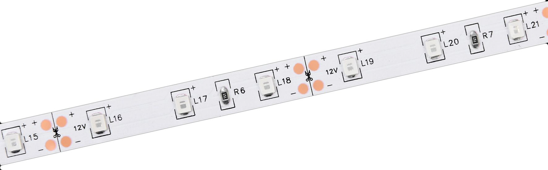 Изображение товара Светодиодная лента IEK SMD 2835 60LED IP20 12В 4,8Вт зеленый 5 м