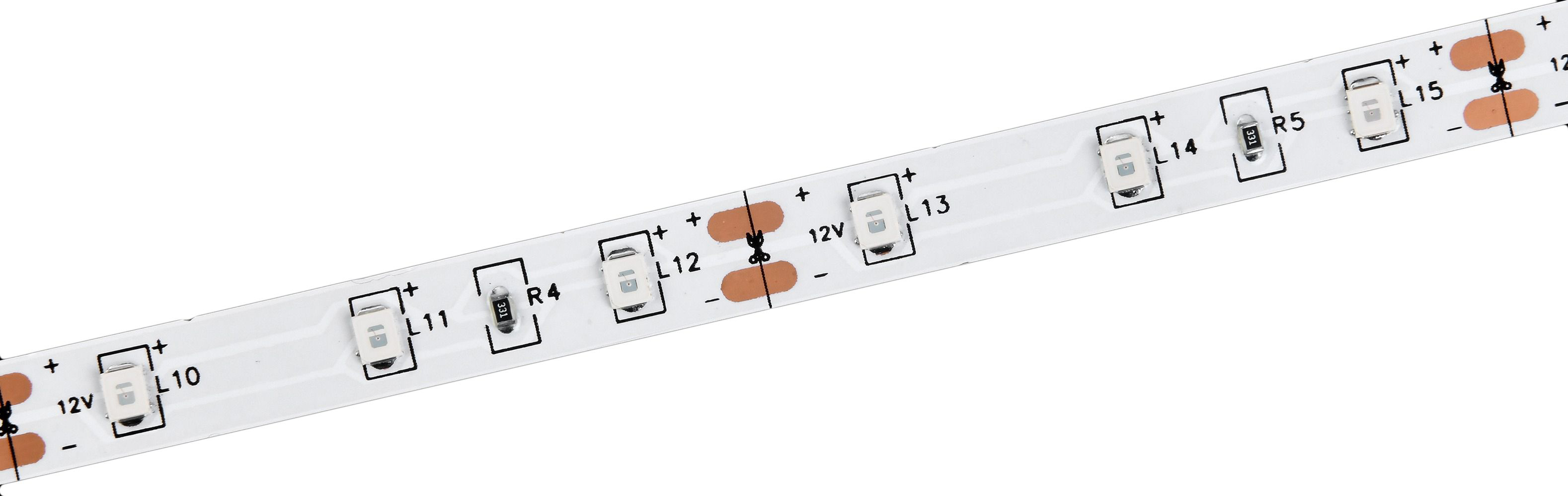 Изображение товара Светодиодная лента IEK SMD 2835 60LED IP20 12В 4,8Вт красный 5 м