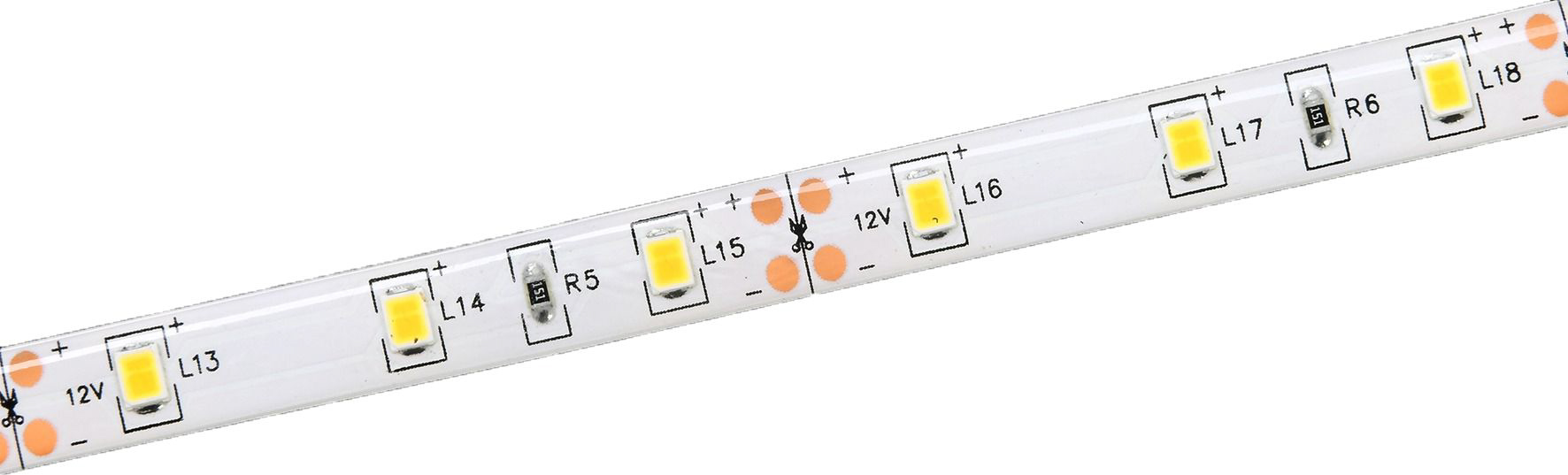 Изображение товара Светодиодная лента IEK SMD 2835 60LED IP65 12В 5 м холодный белый