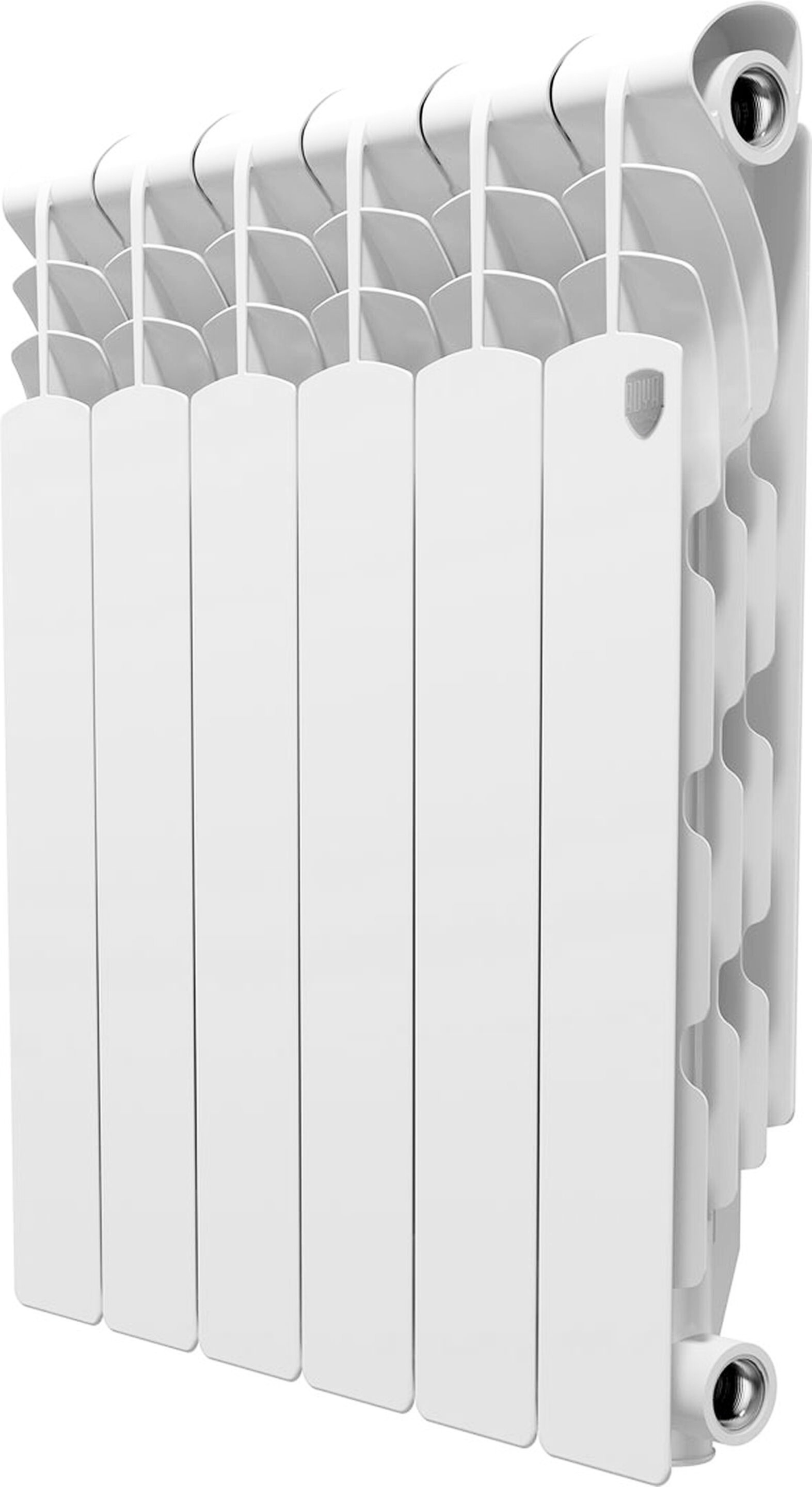 Изображение товара Алюминиевый радиатор Royal Thermo Revolution 6 секций боковое подключение