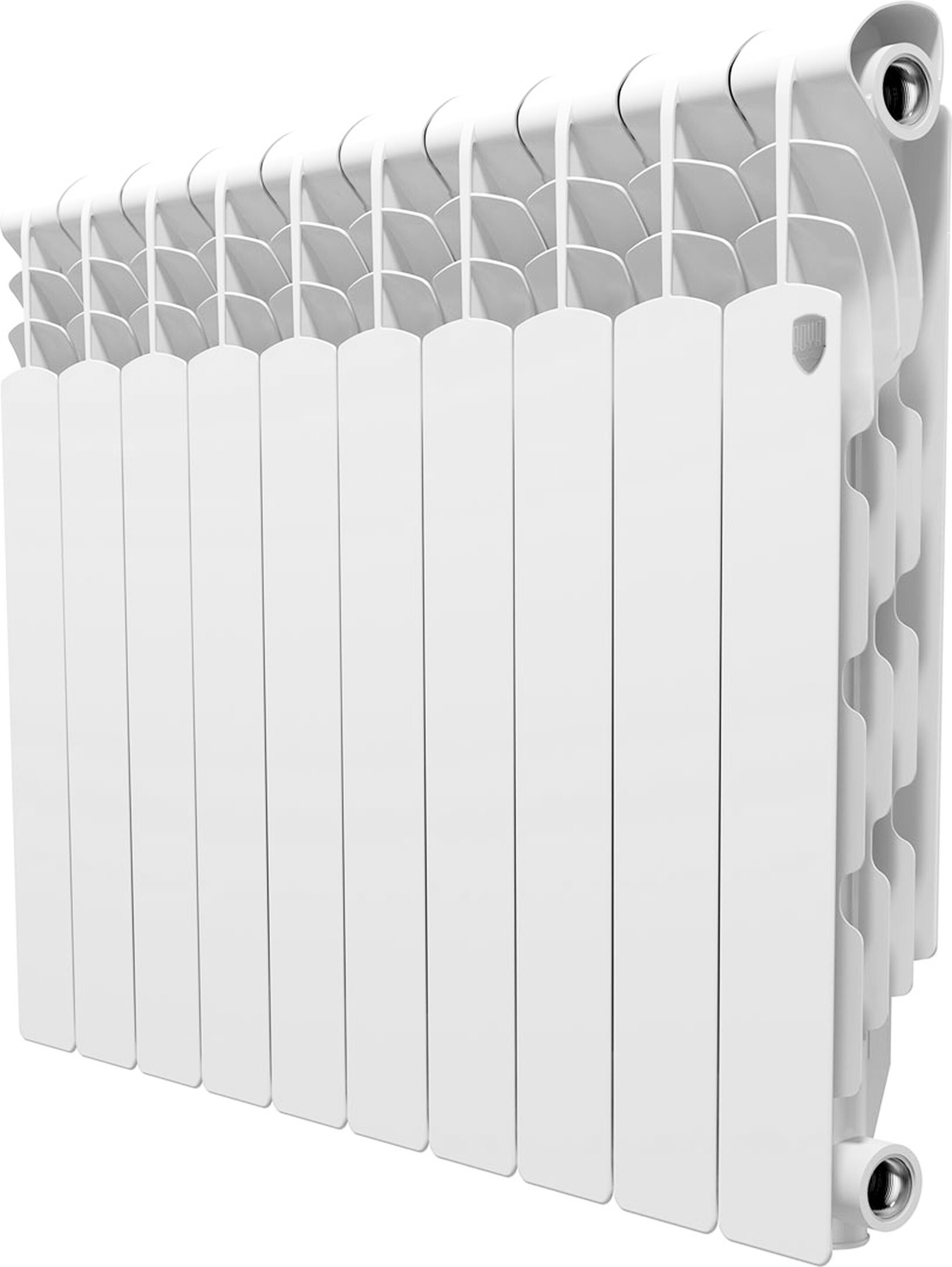 Изображение товара Радиатор алюминиевый Royal Thermo Revolution боковое подключение 10 секций