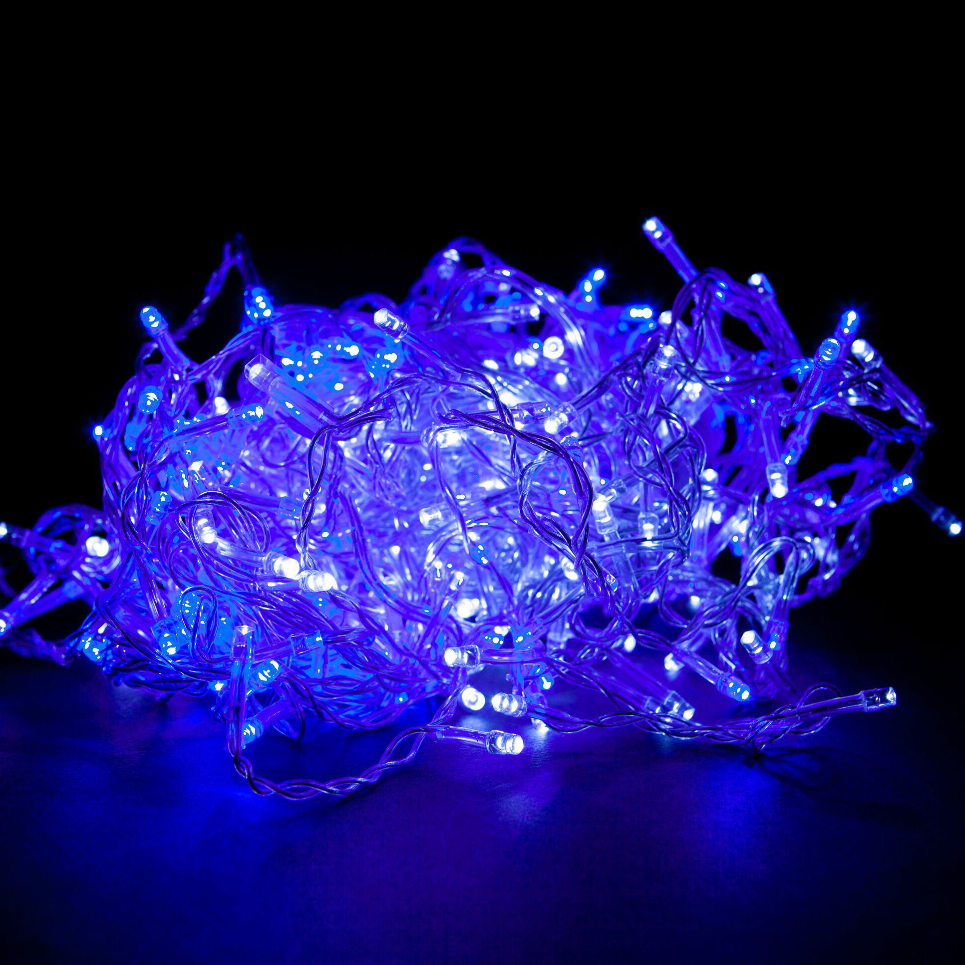 Изображение товара Гирлянда занавес SH LIGHTS 368 LED сине-белый 1,5х1,5 м