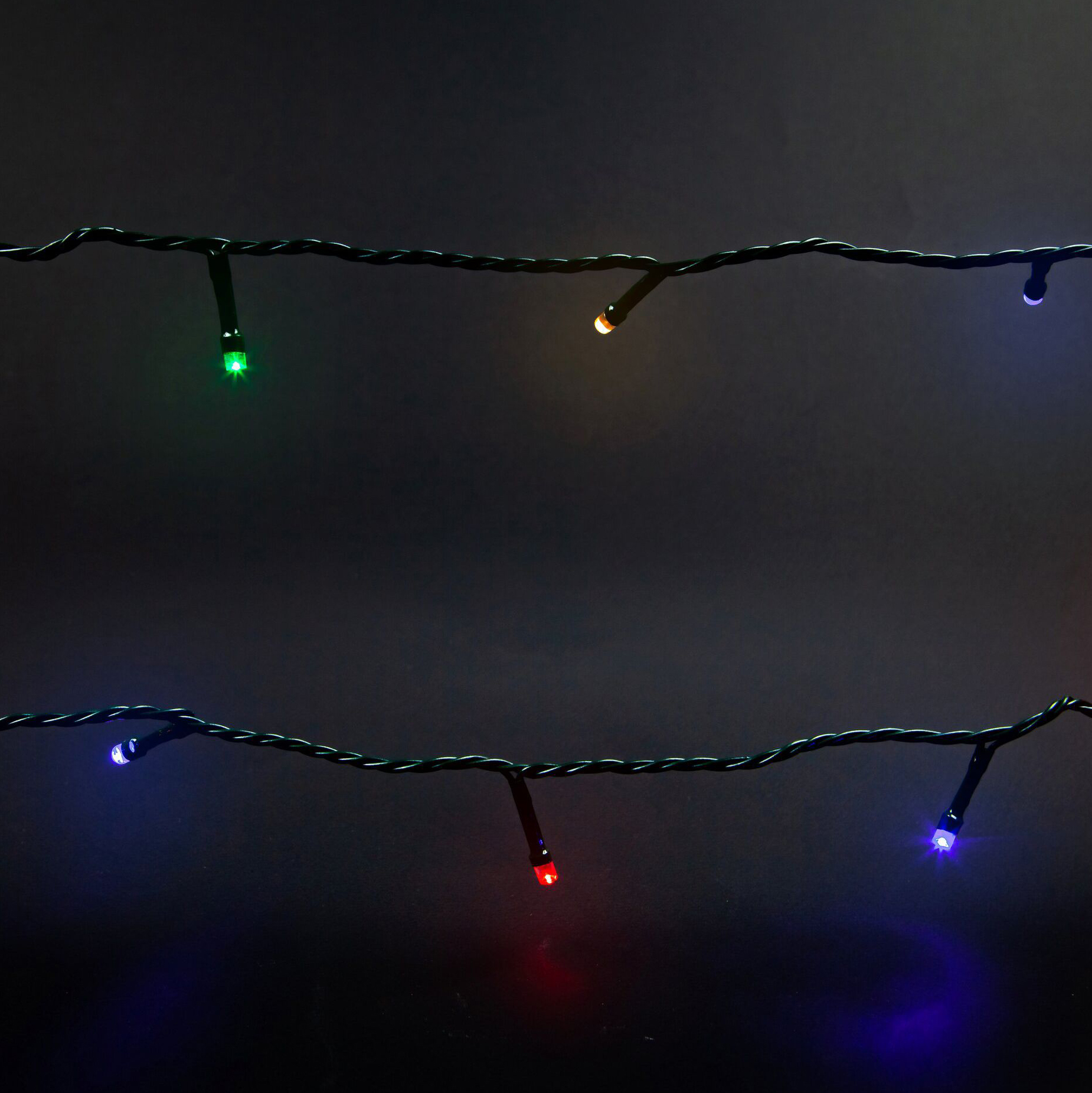 Изображение товара Гирлянда нить SH LIGHTS 120 LED мультиколор 12м для внутреннего декора