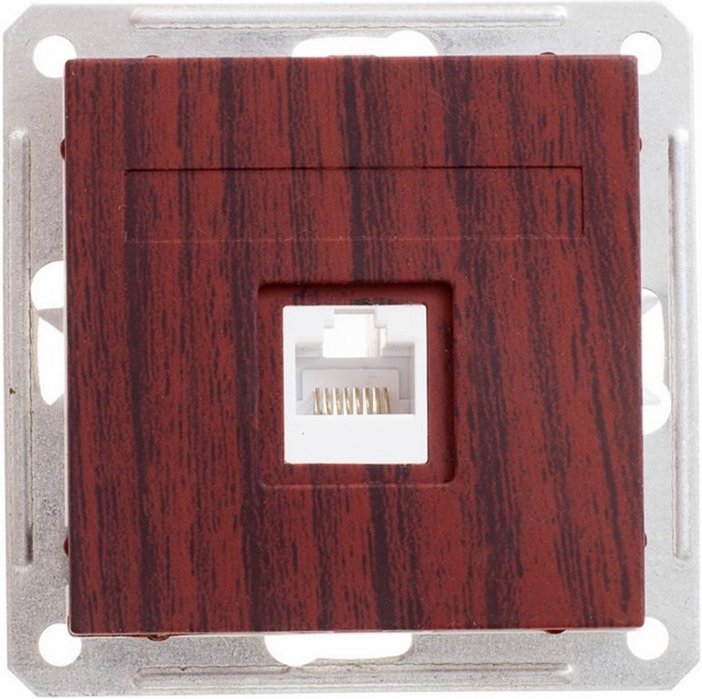 Изображение товара Розетка RJ-45 1 пост Schneider Electric W59 мореный дуб