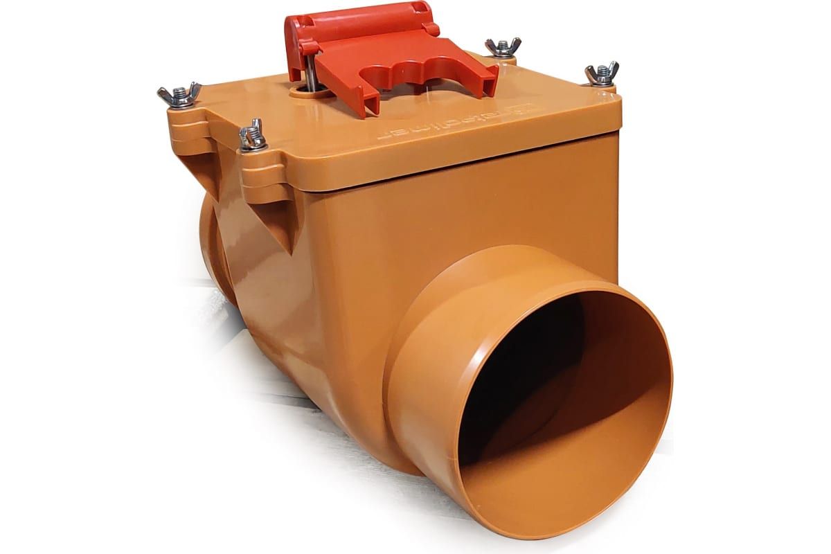 Изображение товара Обратный клапан для канализации ПВХ 160 мм Pestan НК с ручным управлением