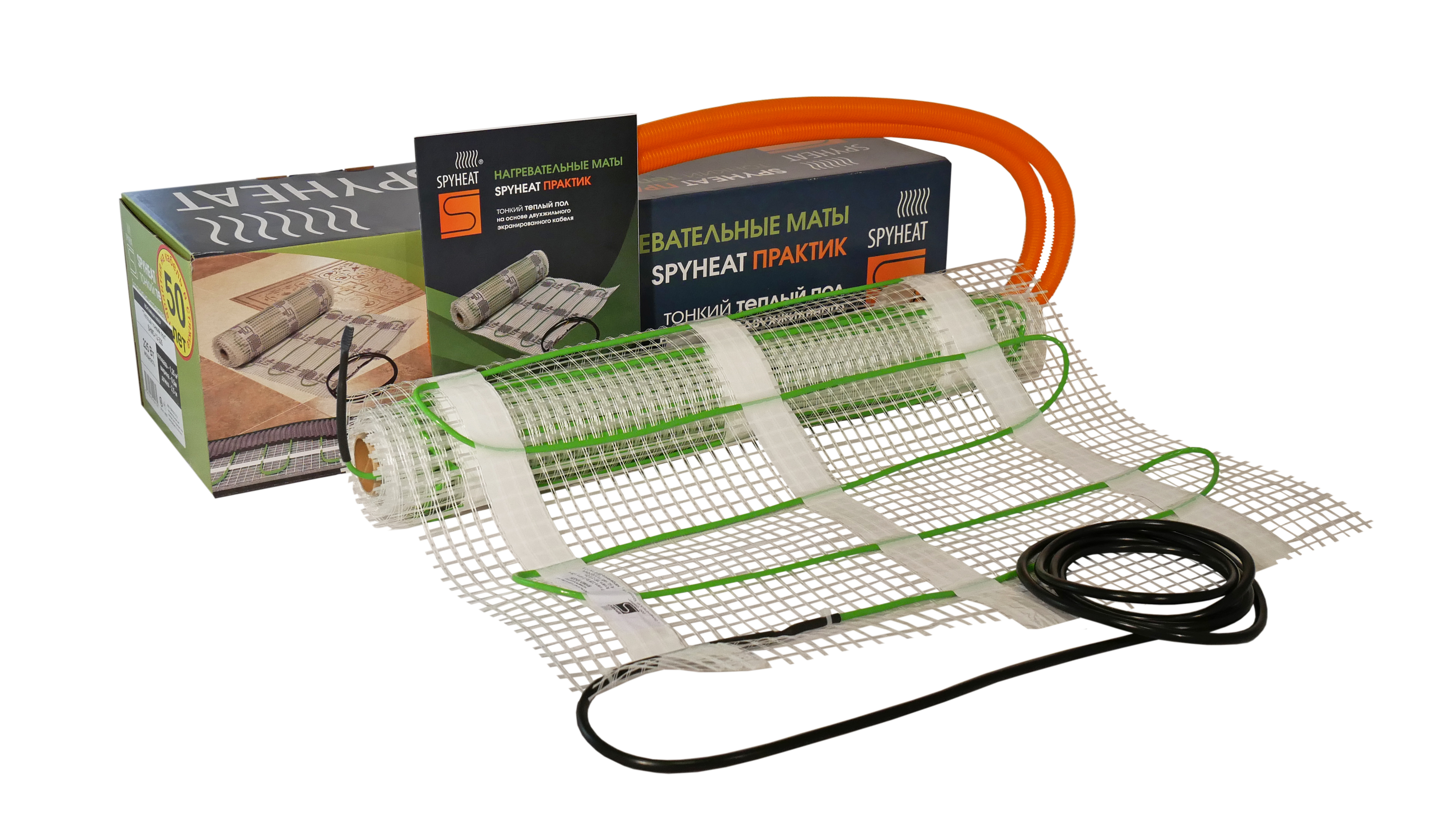 Изображение товара Комплект "Теплый пол" SPYHEAT ПРАКТИК SHMD-12-405, без термостата, 2,25 кв.м