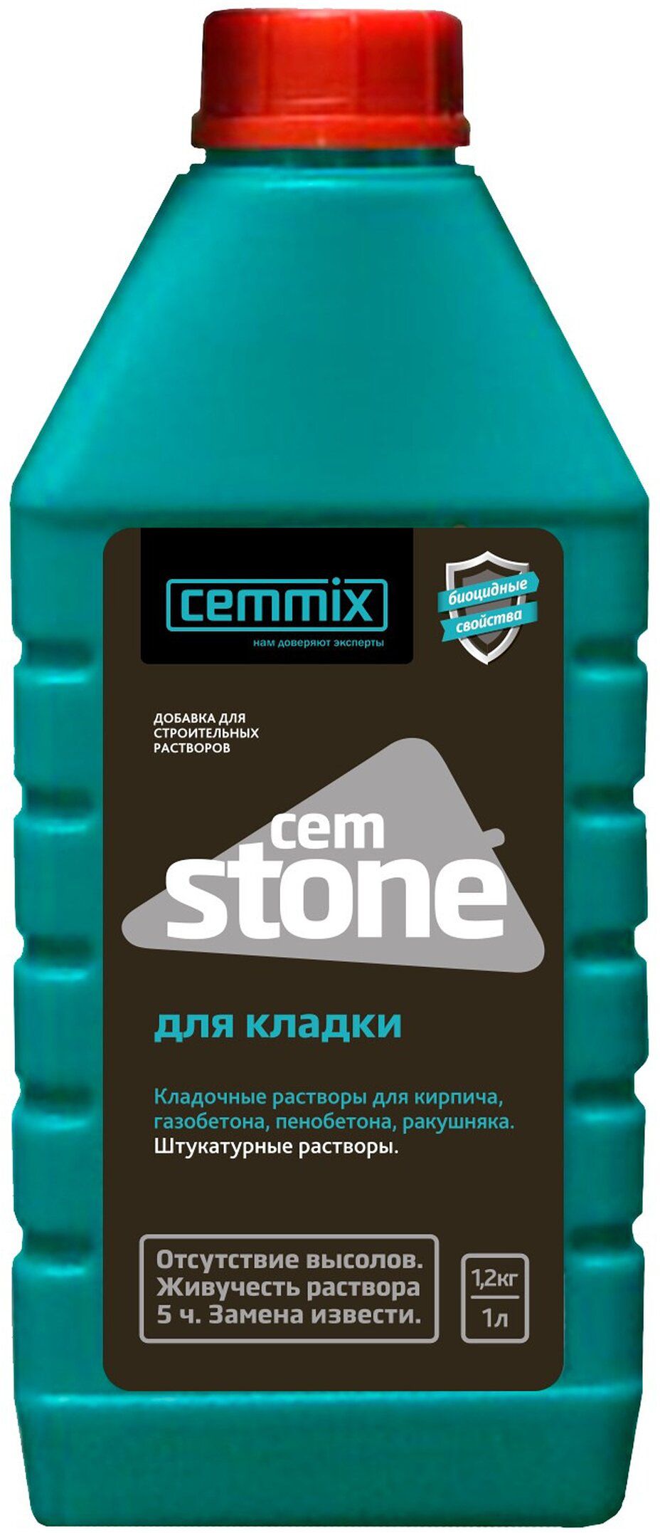 Изображение товара Пластификатор Cemmix CemStone 1 л для улучшения строительных смесей