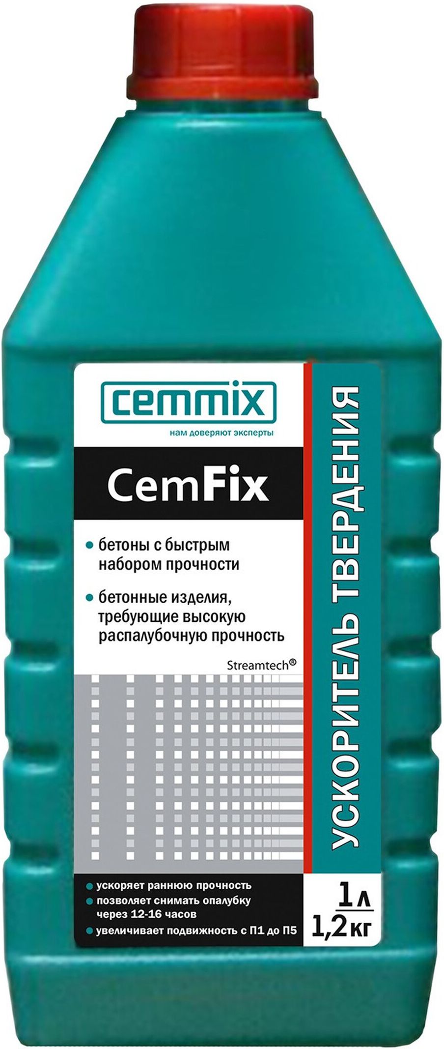 Изображение товара Ускоритель твердения Cemmix CemFix 1 л для быстрого твердения бетона