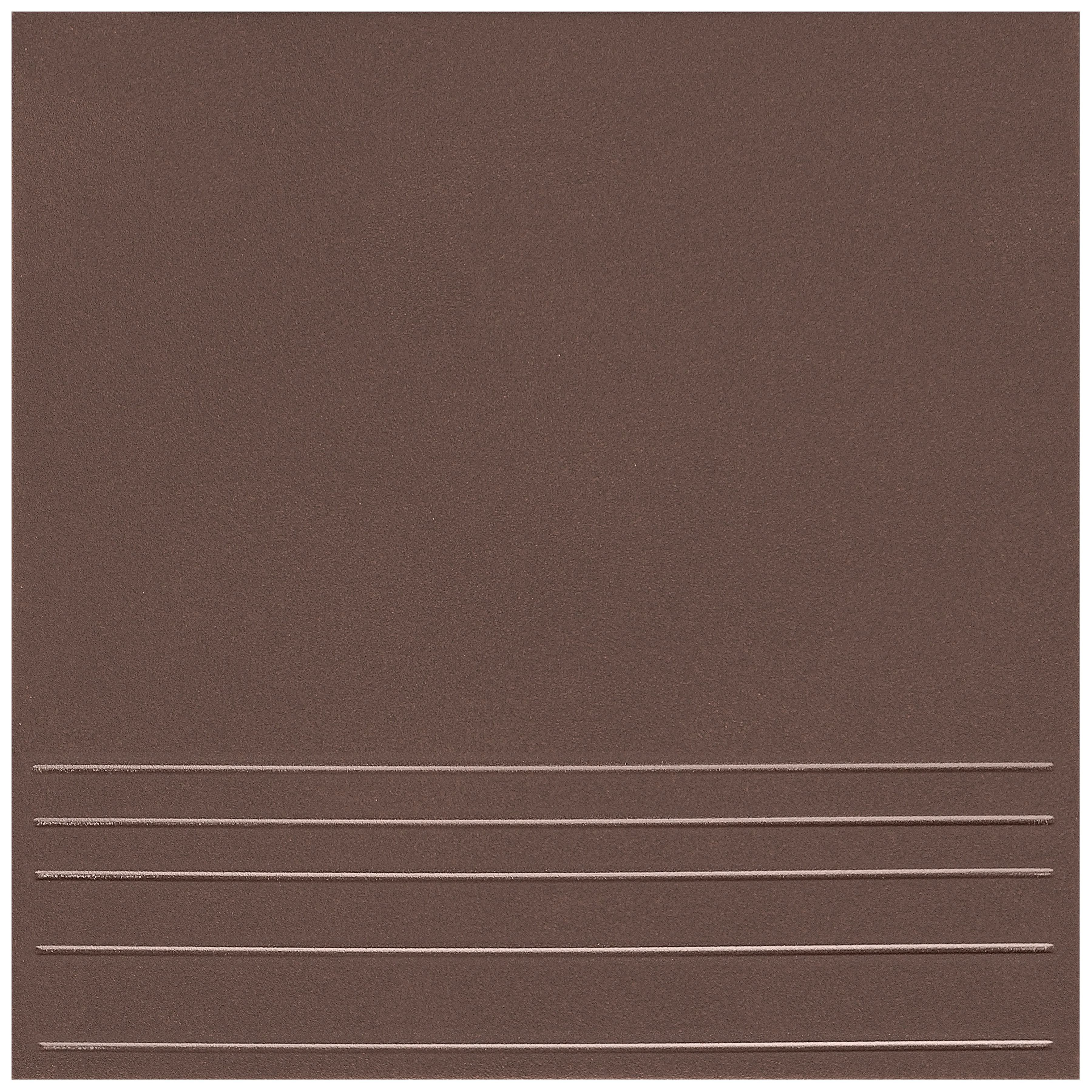 Изображение товара Клинкерная ступень Керамин Амстердам Коричневая 29,8х29,8 см 1,33 м²