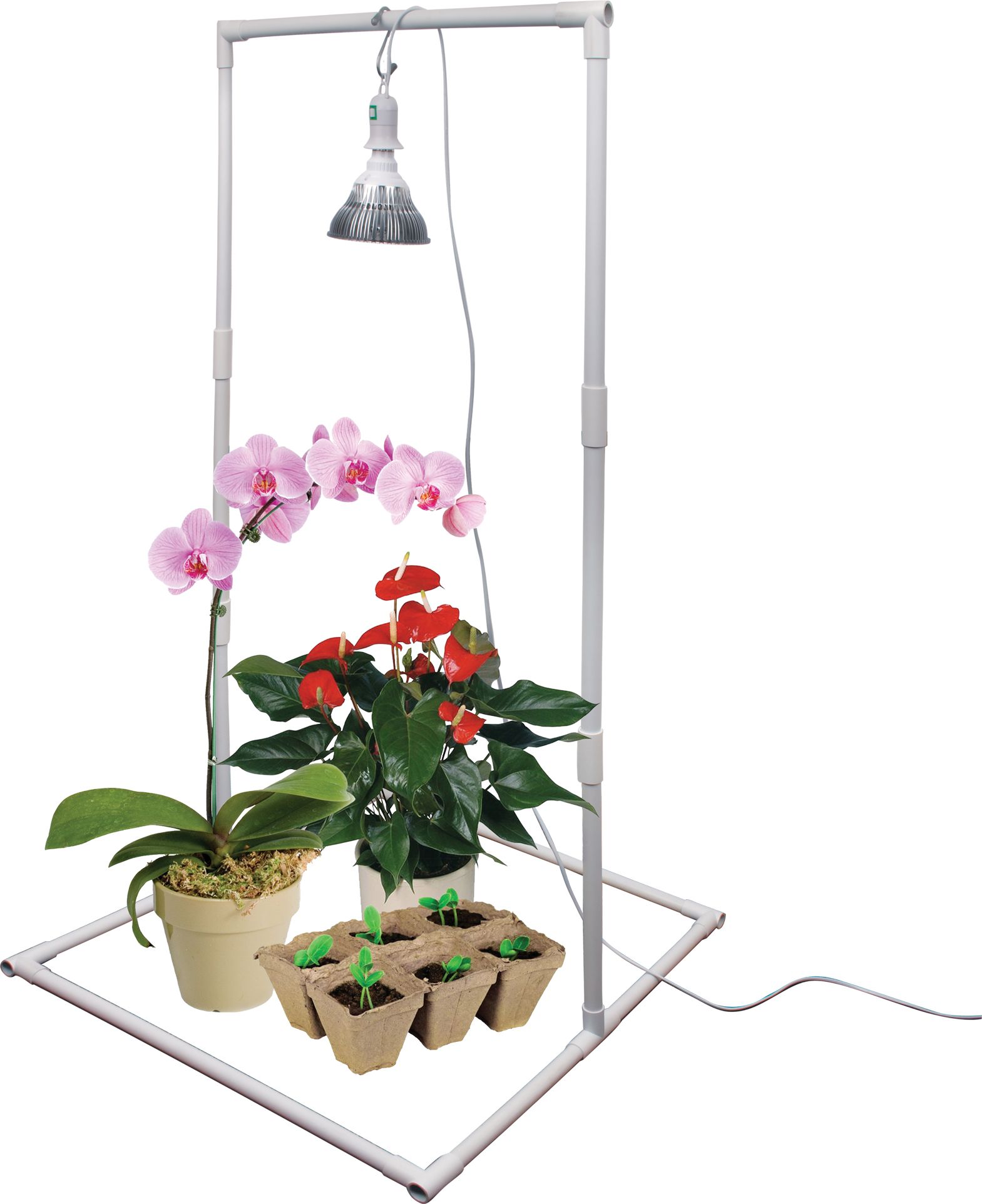 Изображение товара Подставка GARDEN SHOW АБС-пластик 58х76х55 см белая
