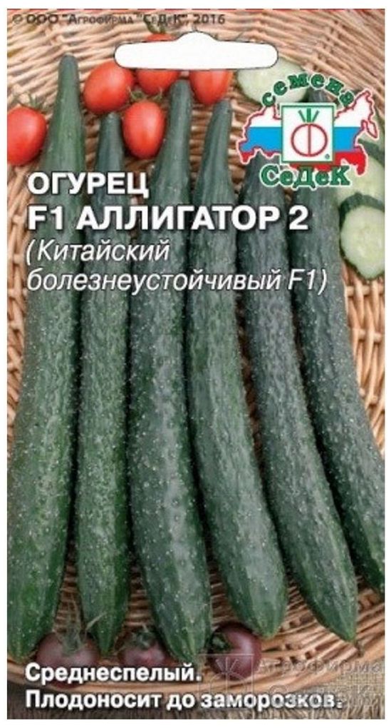 Изображение товара Семена Огурца СеДеК Аллигатор 2 F1 0,2 г